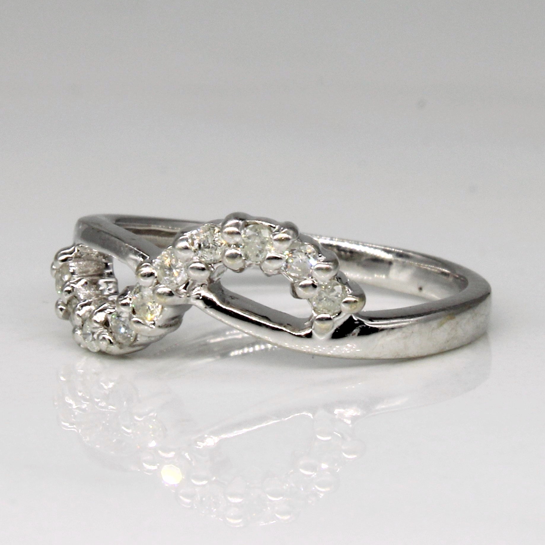 Diamond Infinity Ring | 0.10ctw | SZ 3.75 |