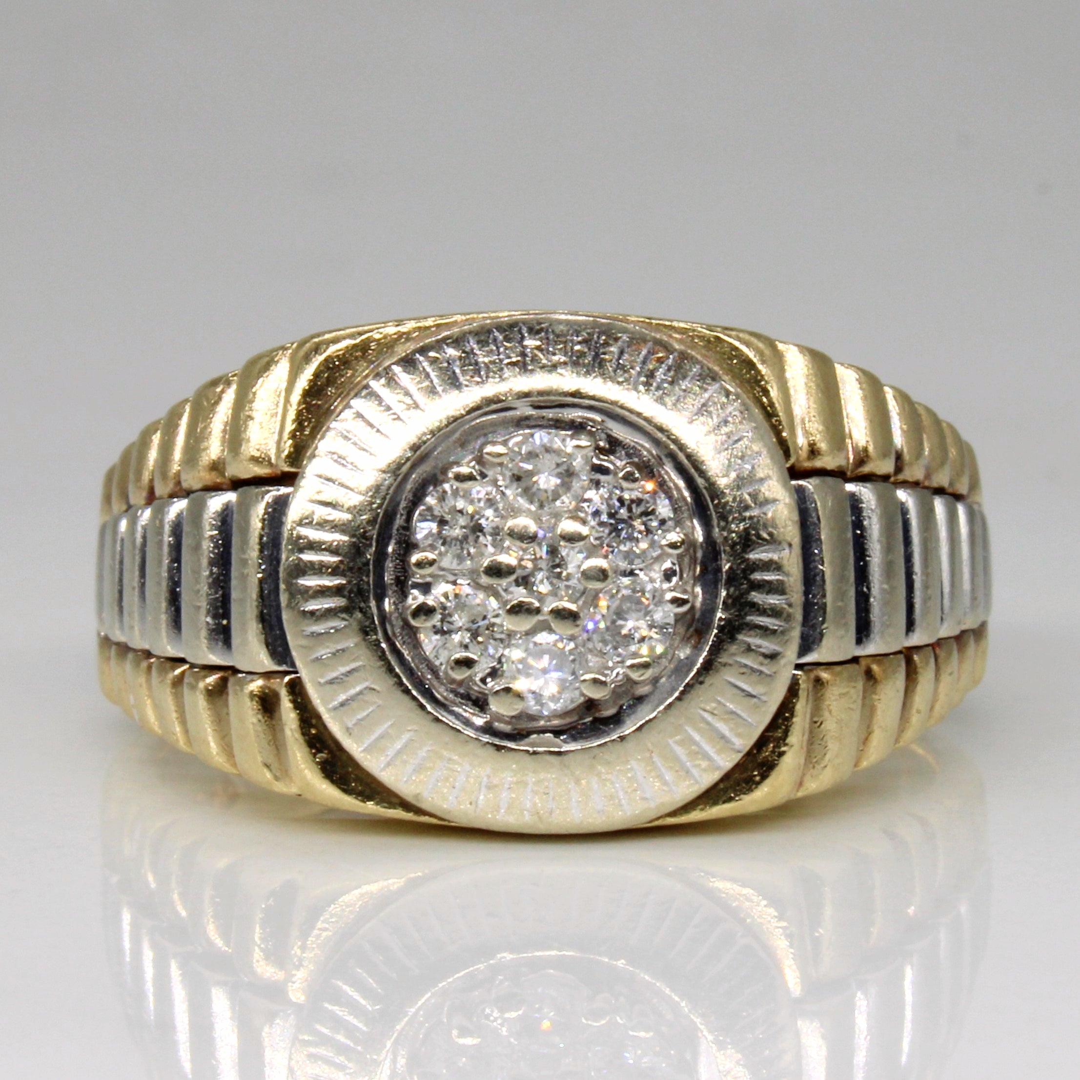Cluster Set Diamond Ring | 0.21ctw | SZ 10.25 |