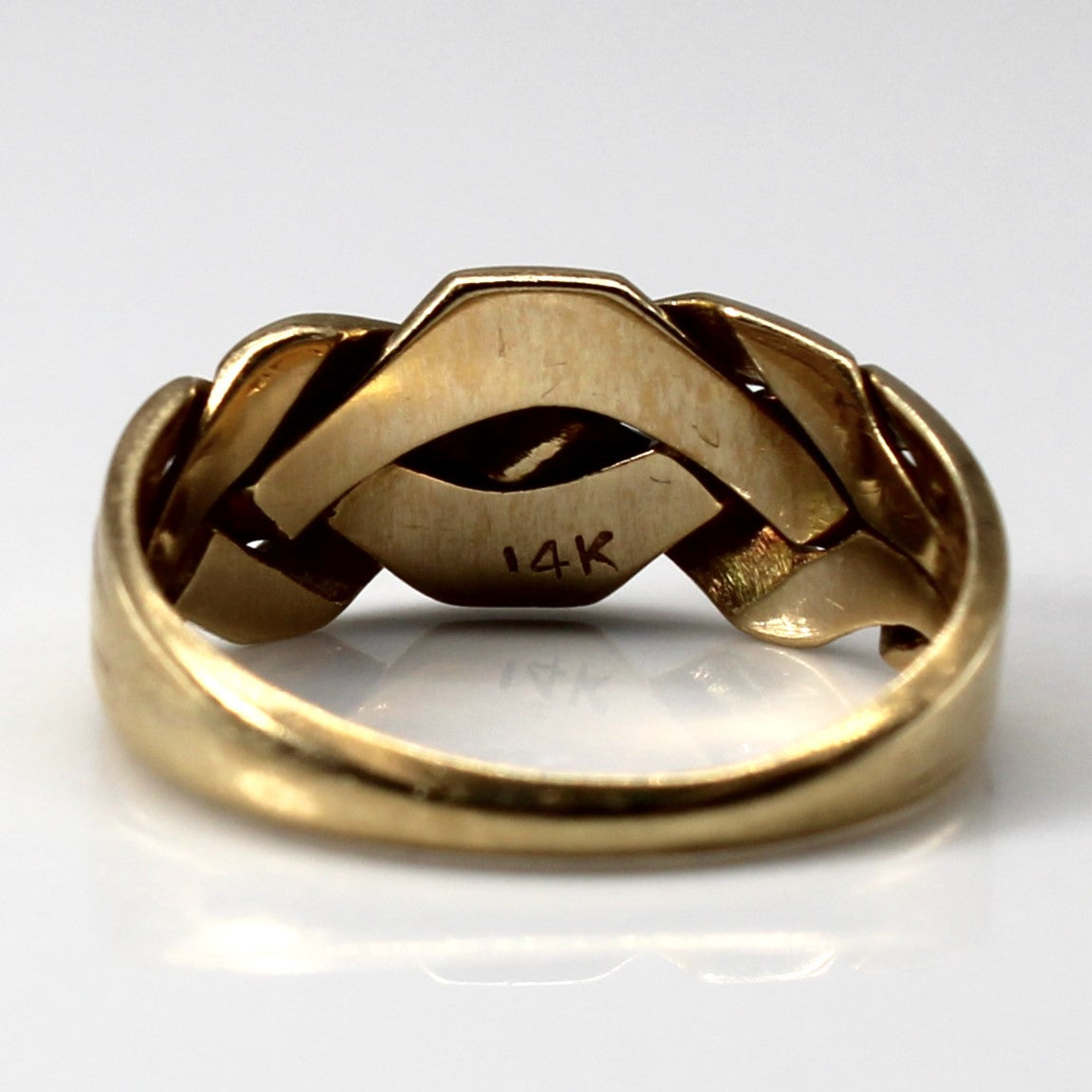14k Yellow Gold Puzzle Ring | SZ 5.5 |