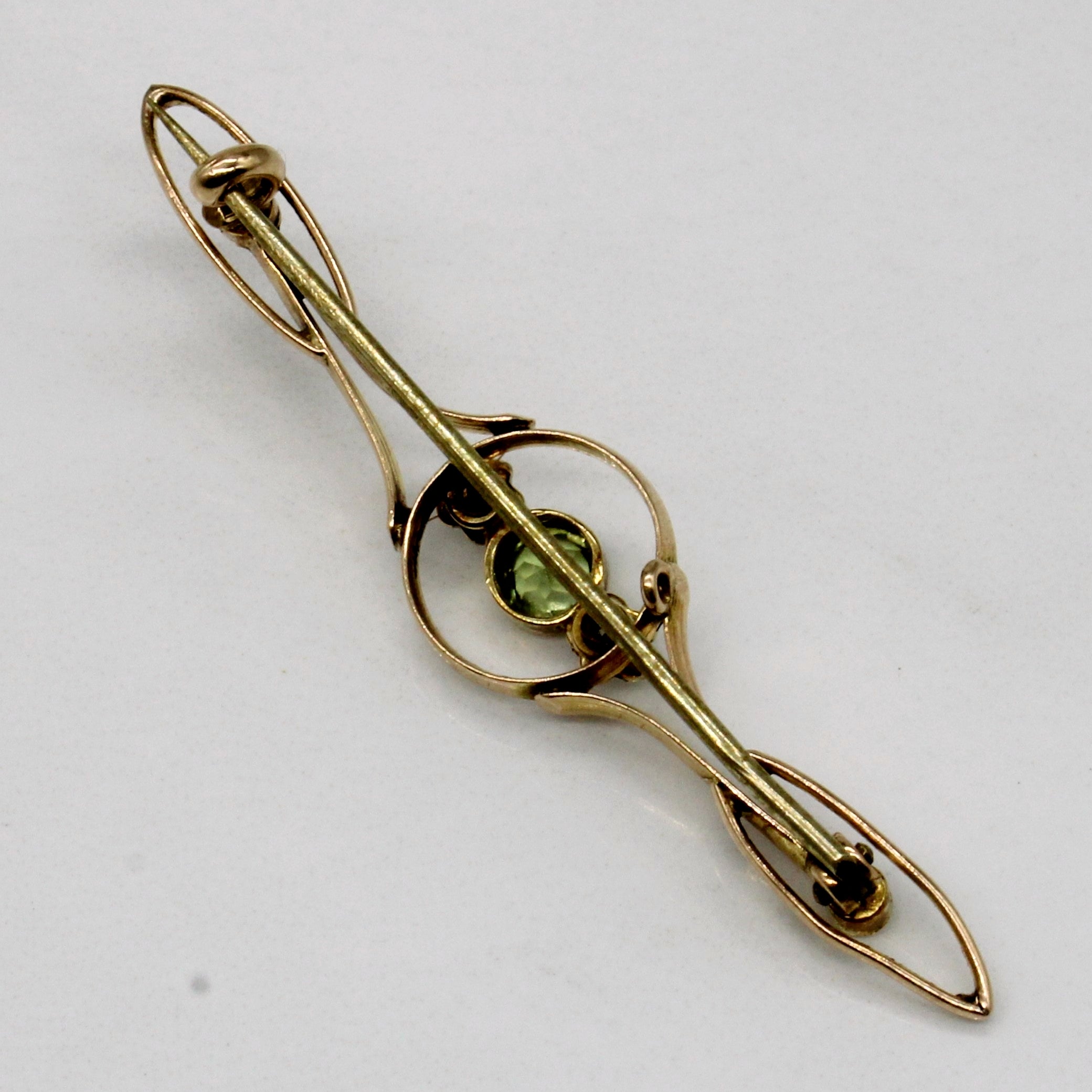 Peridot & Pearl Brooch | 0.14ct |