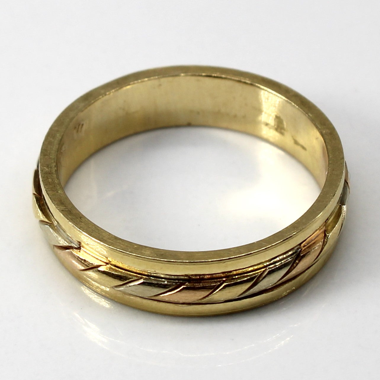 Textured 18k Gold Band | SZ 7.25 |