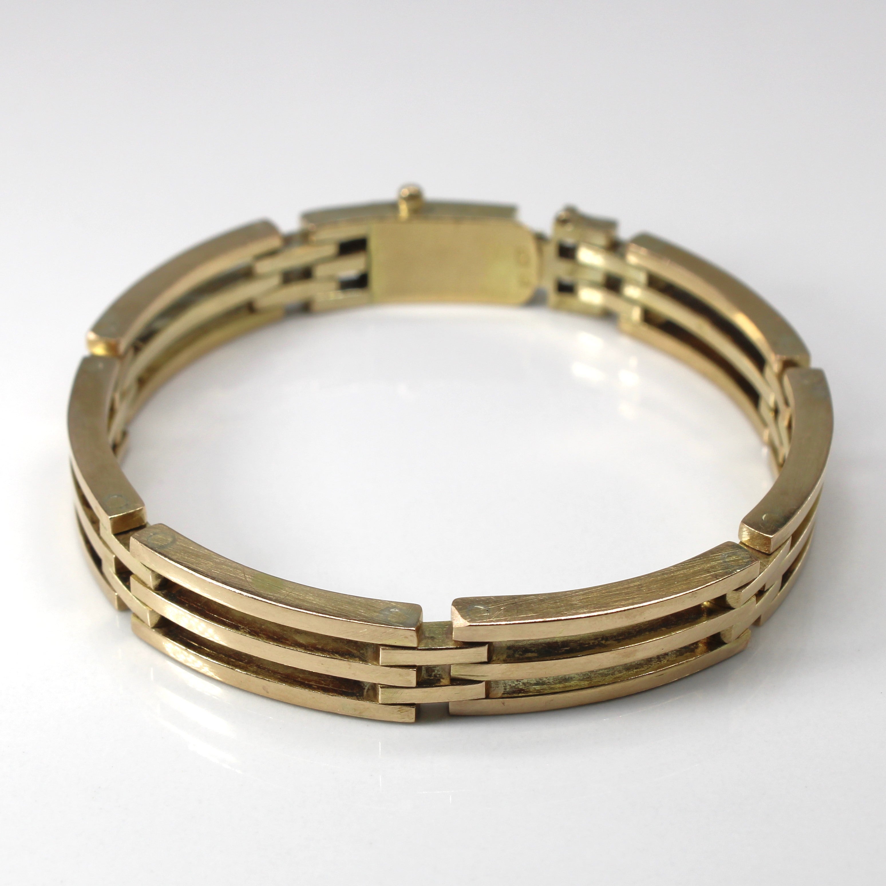 Bracelet vintage Varsovie à chaîne solide texturée | 8" |
