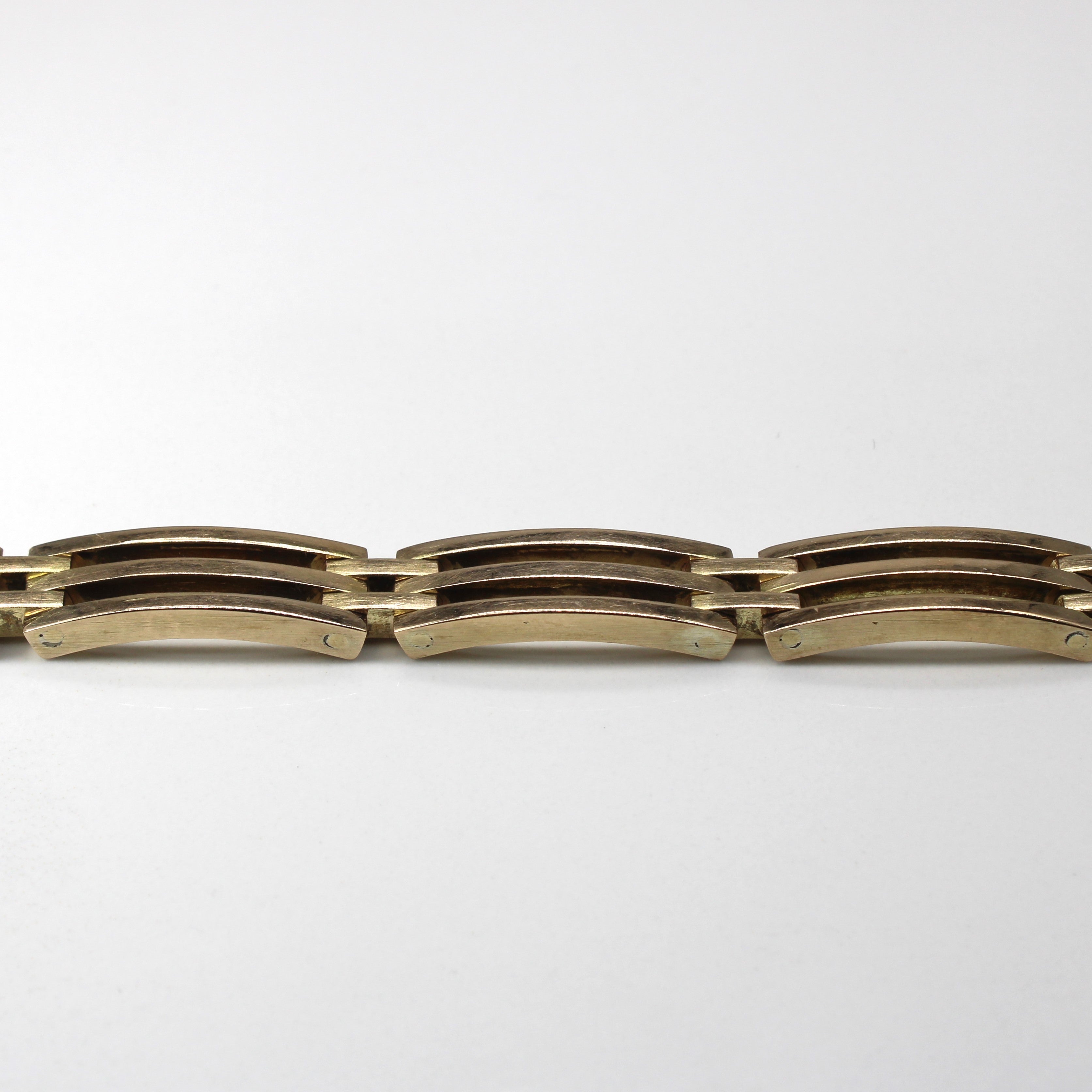 Bracelet vintage Varsovie à chaîne solide texturée | 8" |