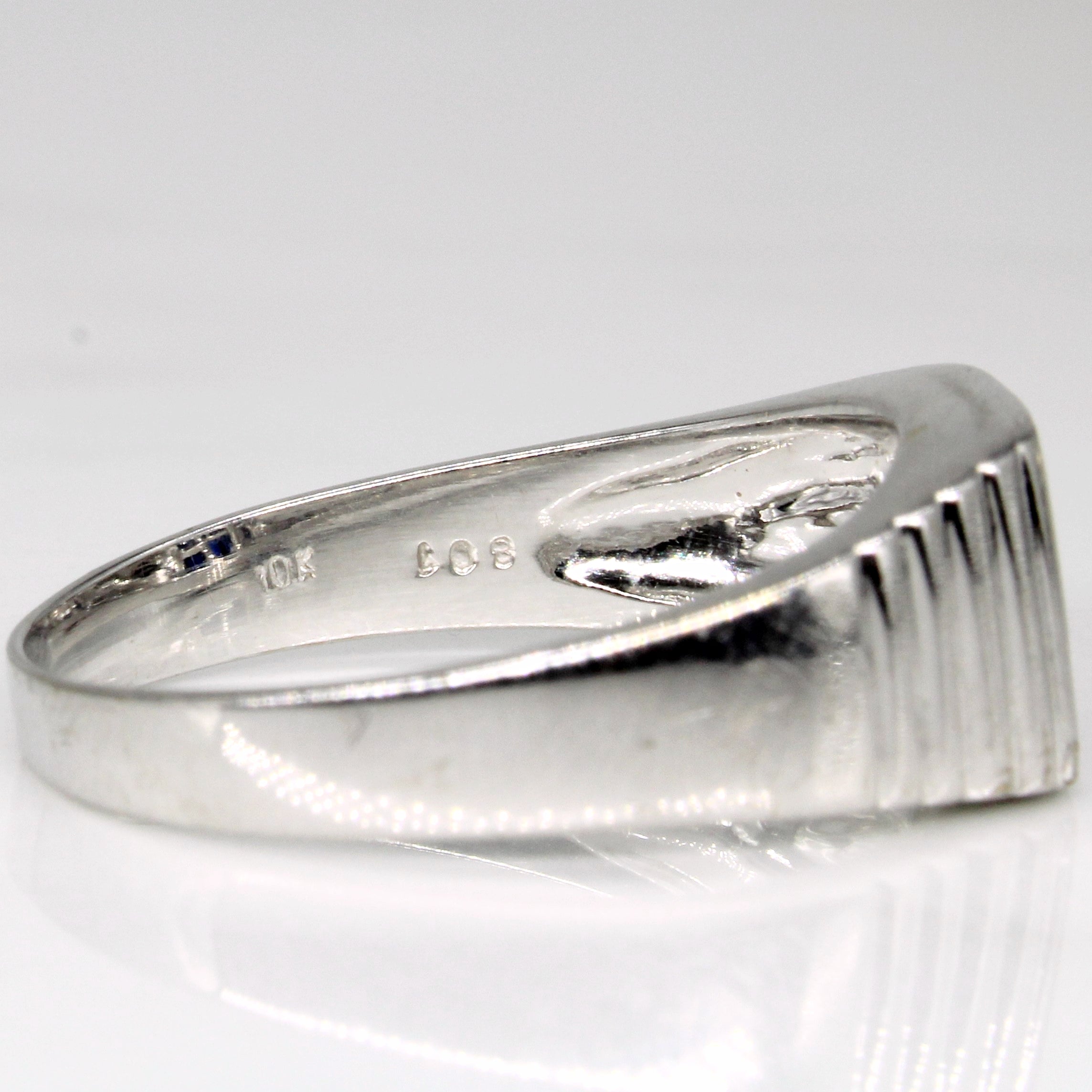Sapphire & Diamond Ring | 0.44ctw, 0.01ct | SZ 10 |