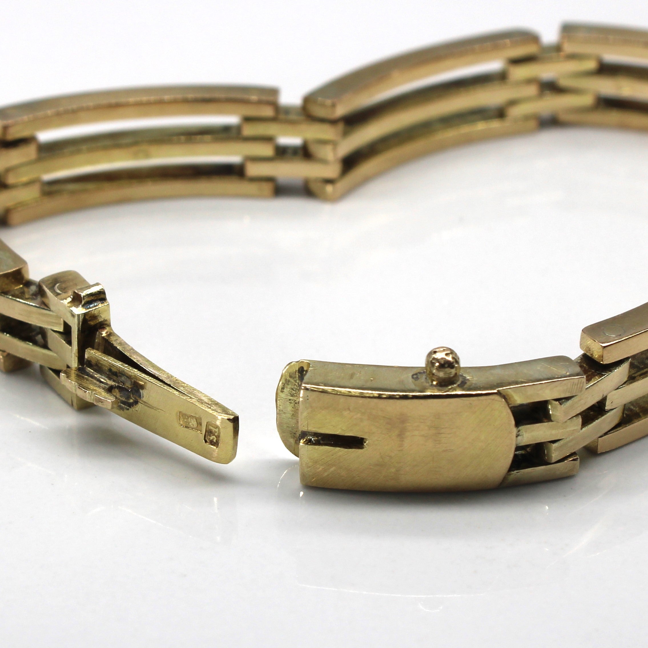 Bracelet vintage Varsovie à chaîne solide texturée | 8" |