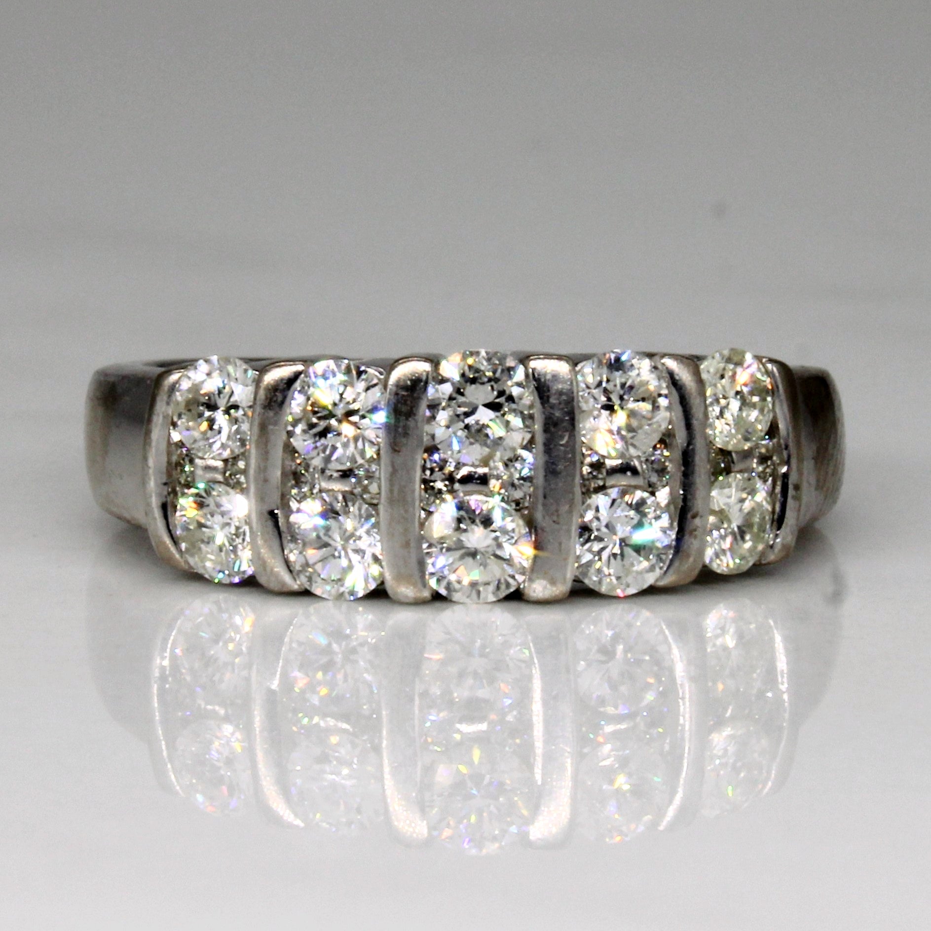 Channel Set Diamond Ring | 1.20ctw | SZ 6.75 |