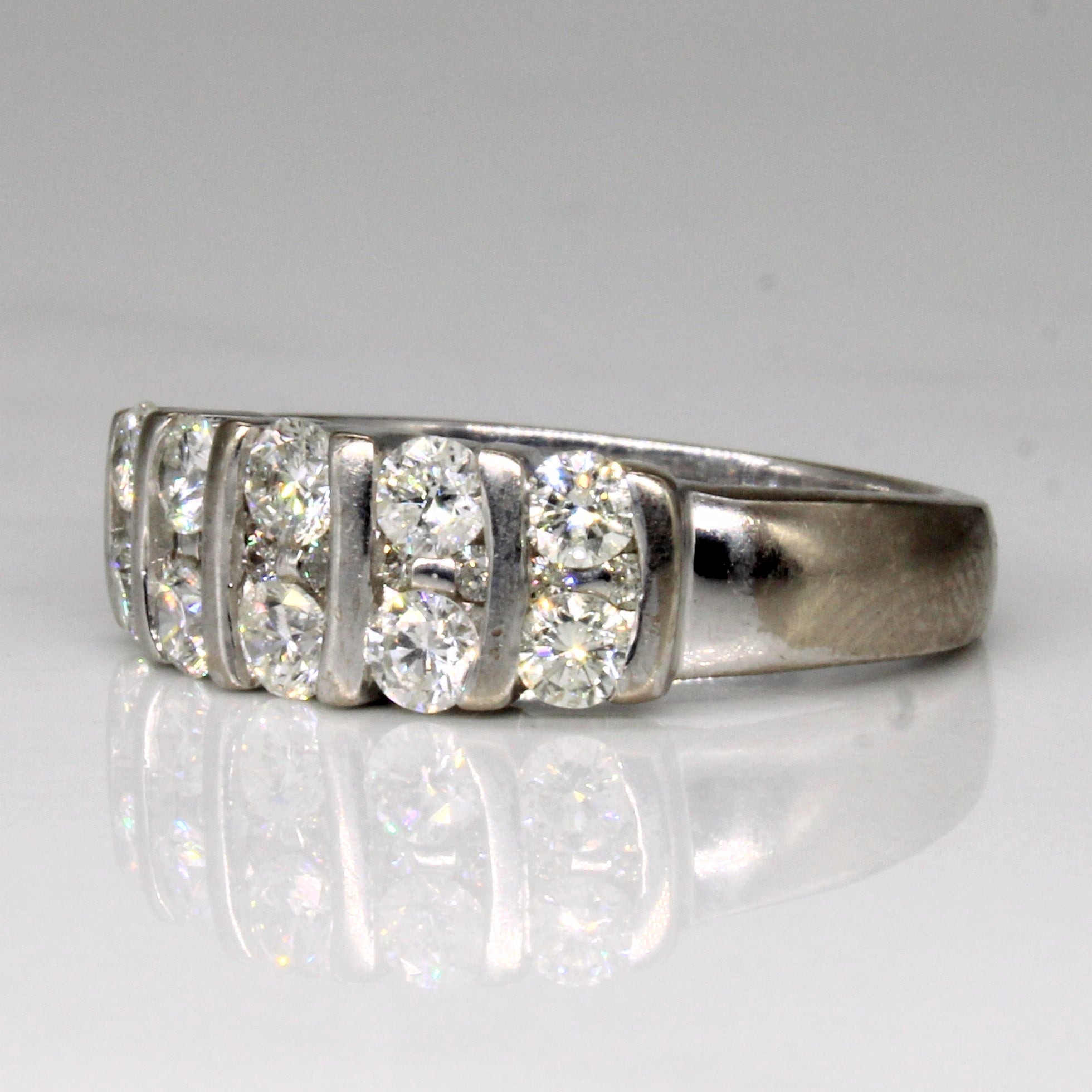 Channel Set Diamond Ring | 1.20ctw | SZ 6.75 |