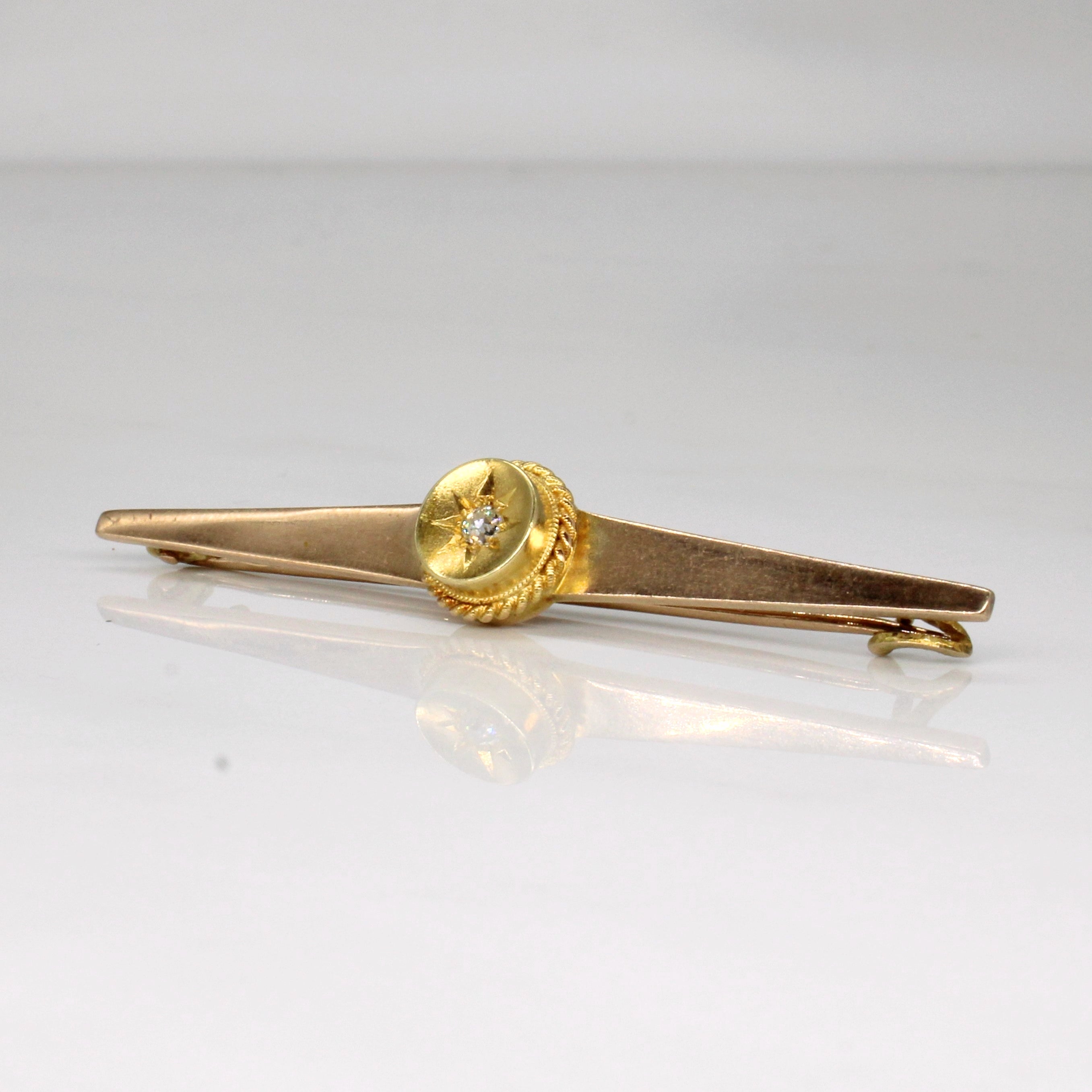 European Cut Diamond Brooch | 0.05ct |