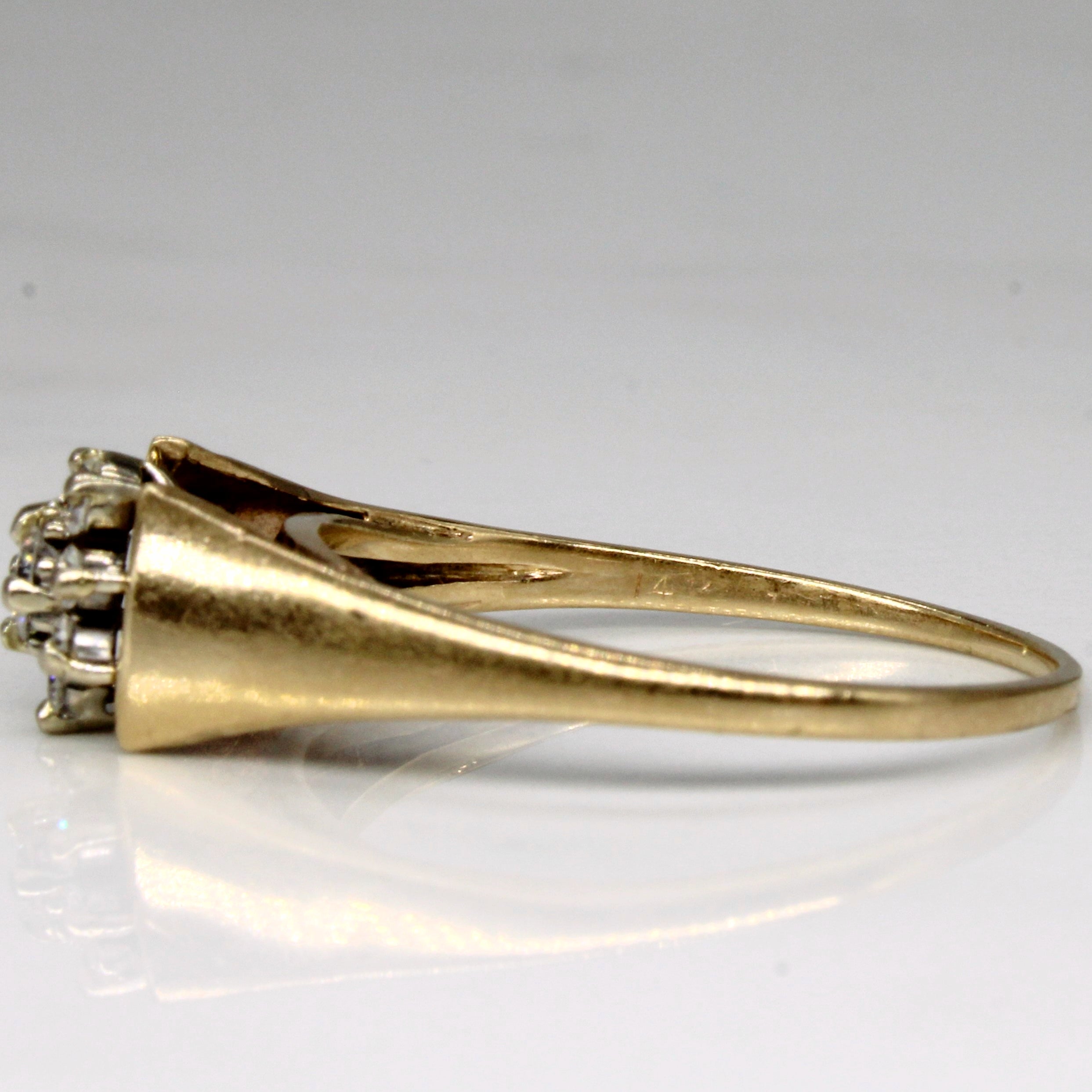 High Set Diamond Ring | 0.17ctw | SZ 9.5 |