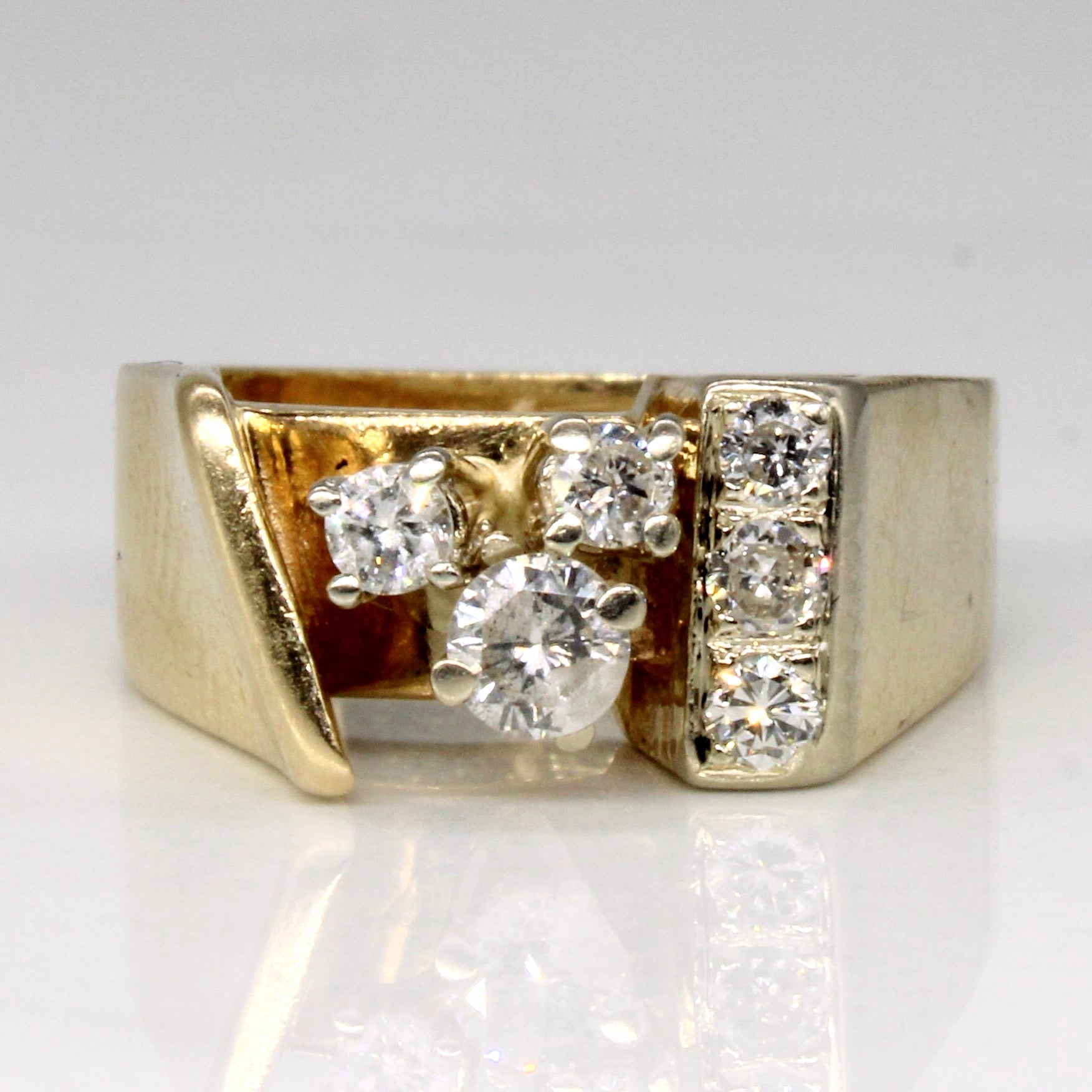 Abstract Diamond Ring | 0.35ctw | SZ 5.25 |