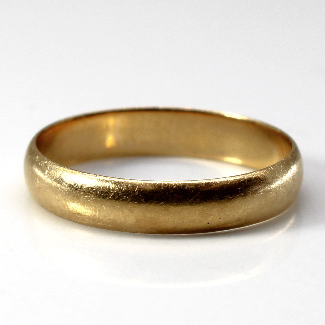 Vintage Italian 18k Yellow Gold Band | SZ 6.75 |