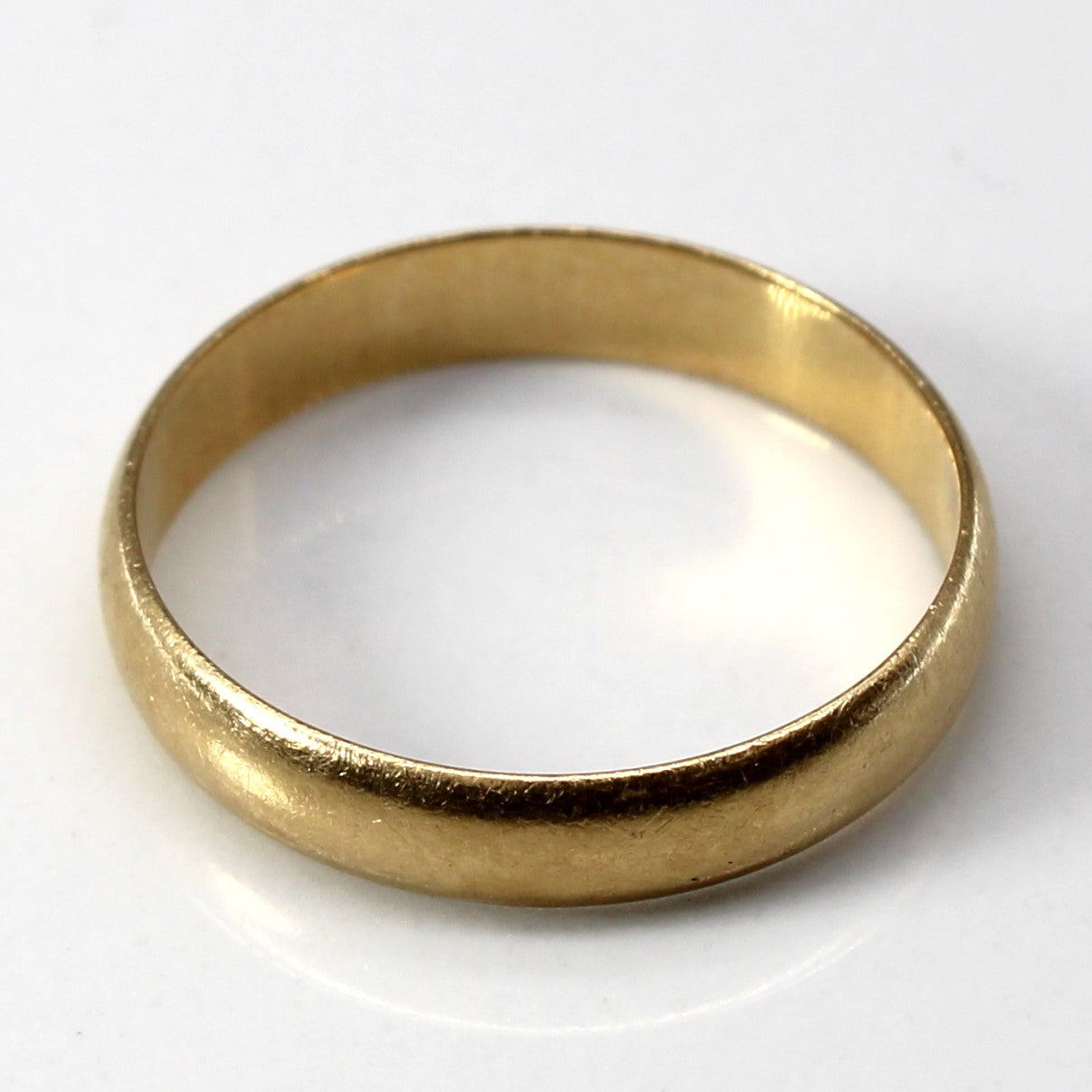 Vintage Italian 18k Yellow Gold Band | SZ 6.75 |