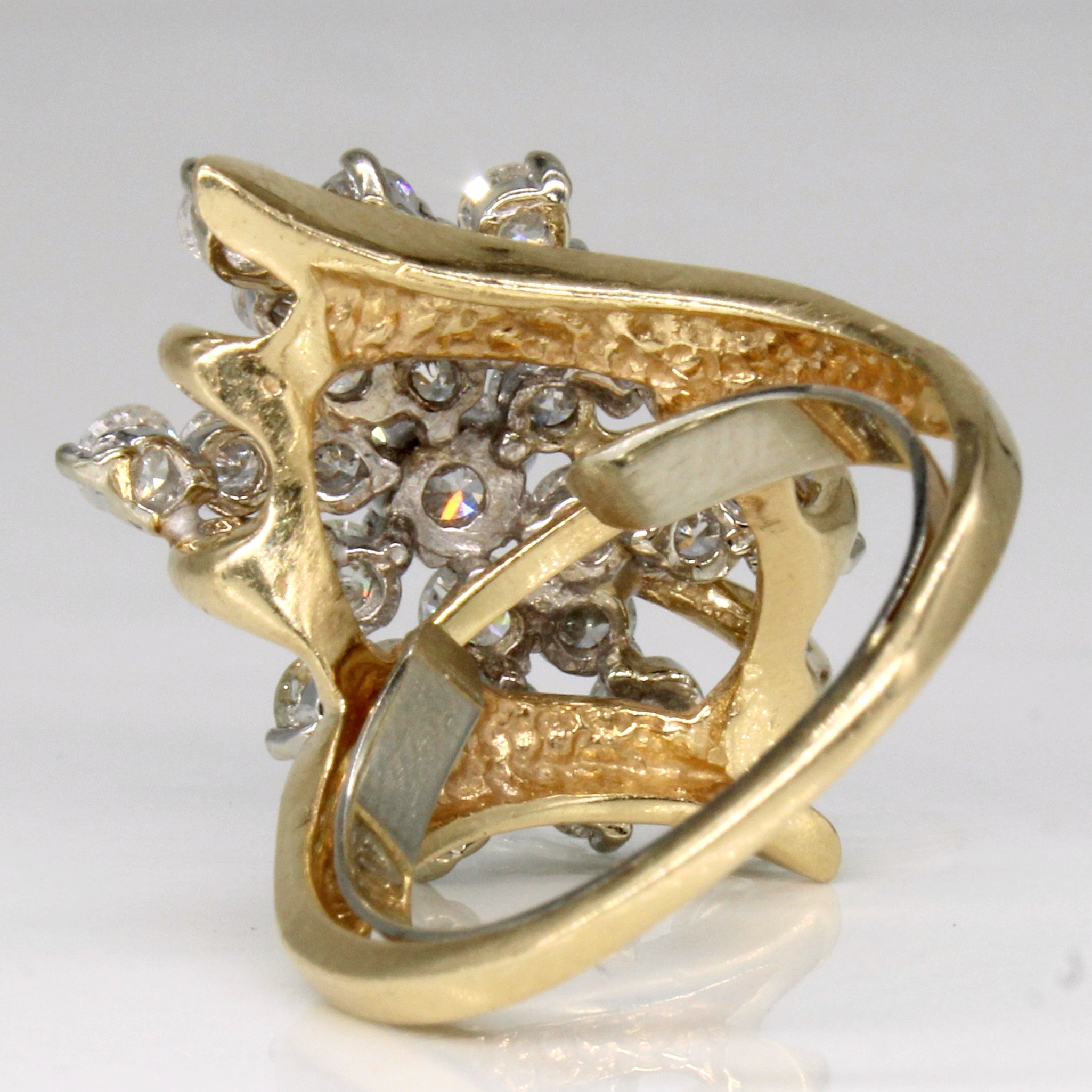 Diamond Cocktail Ring | 2.84ctw | SZ 7.75 |
