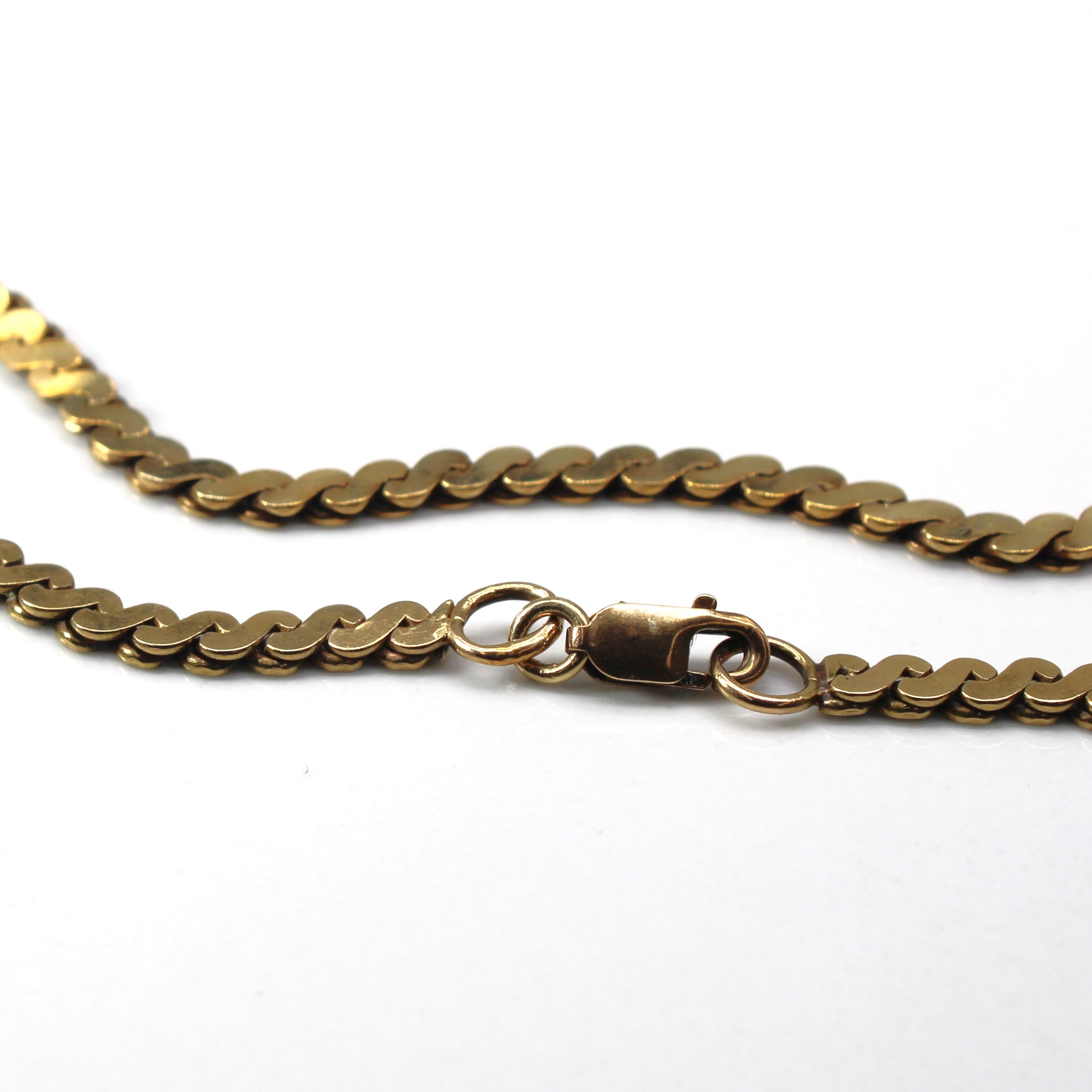 Yellow Gold Serpentine Chain | 20"|