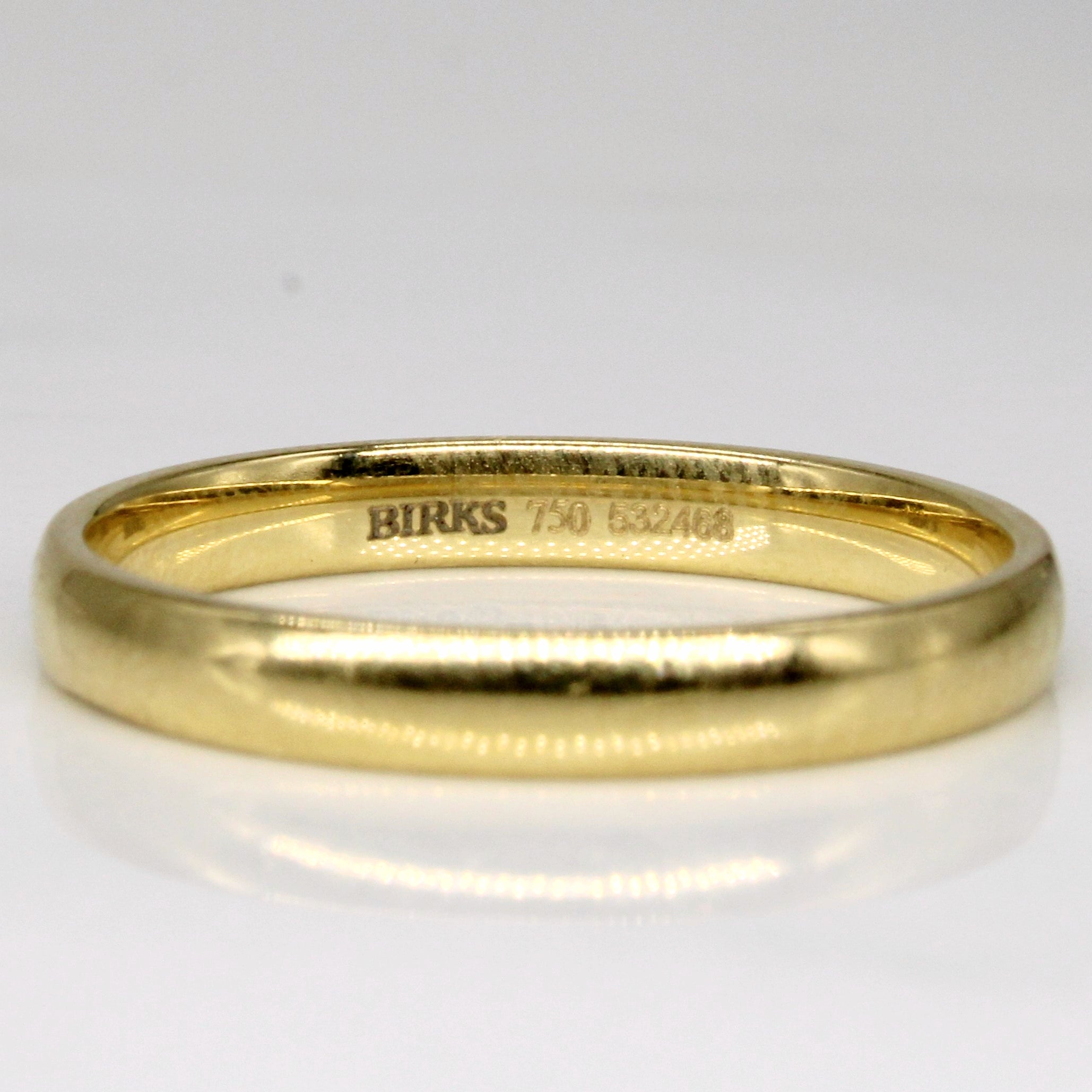 Birks' 18k Yellow Gold Band | SZ 9.75 |