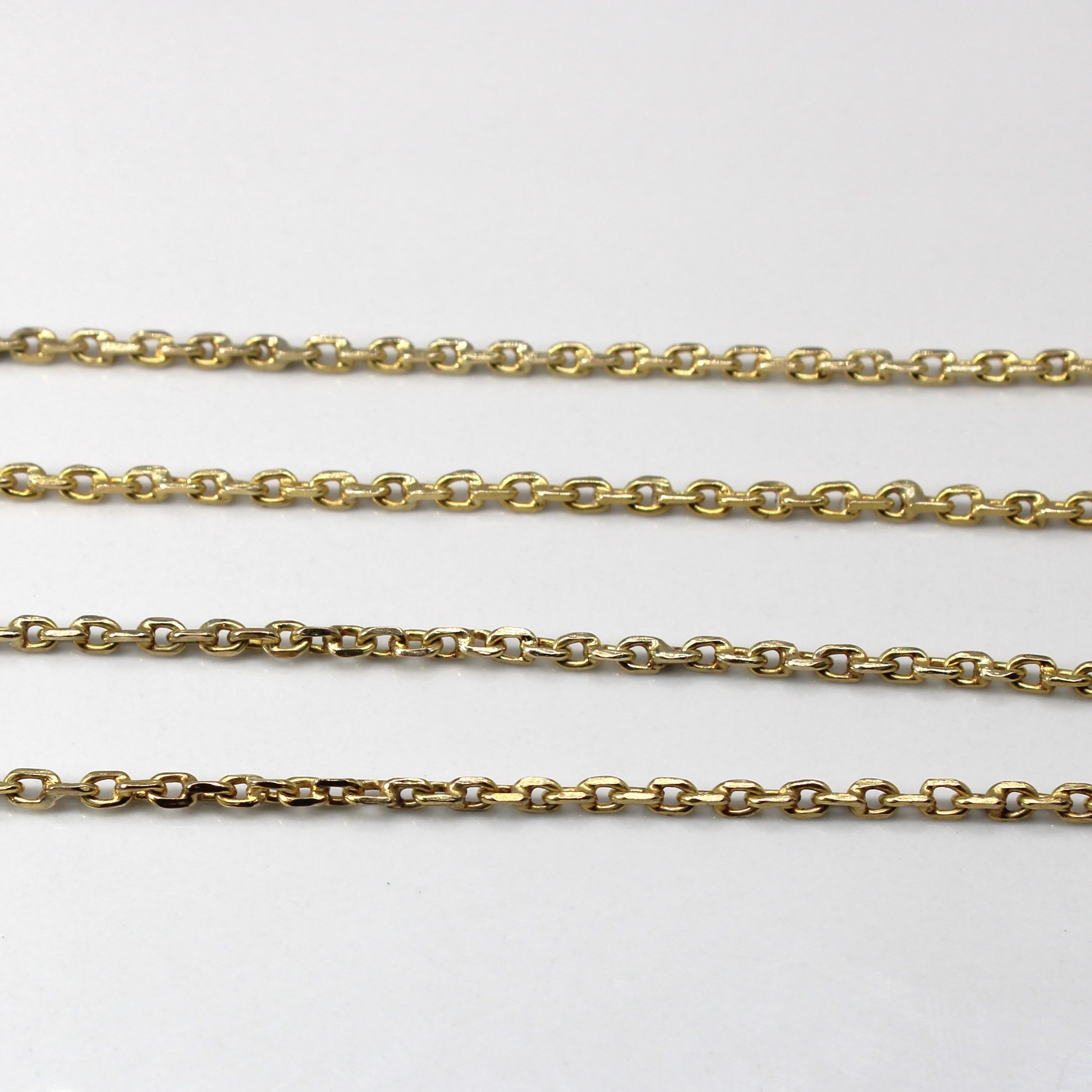14k Yellow Gold Rolo Link Chain | 24"|