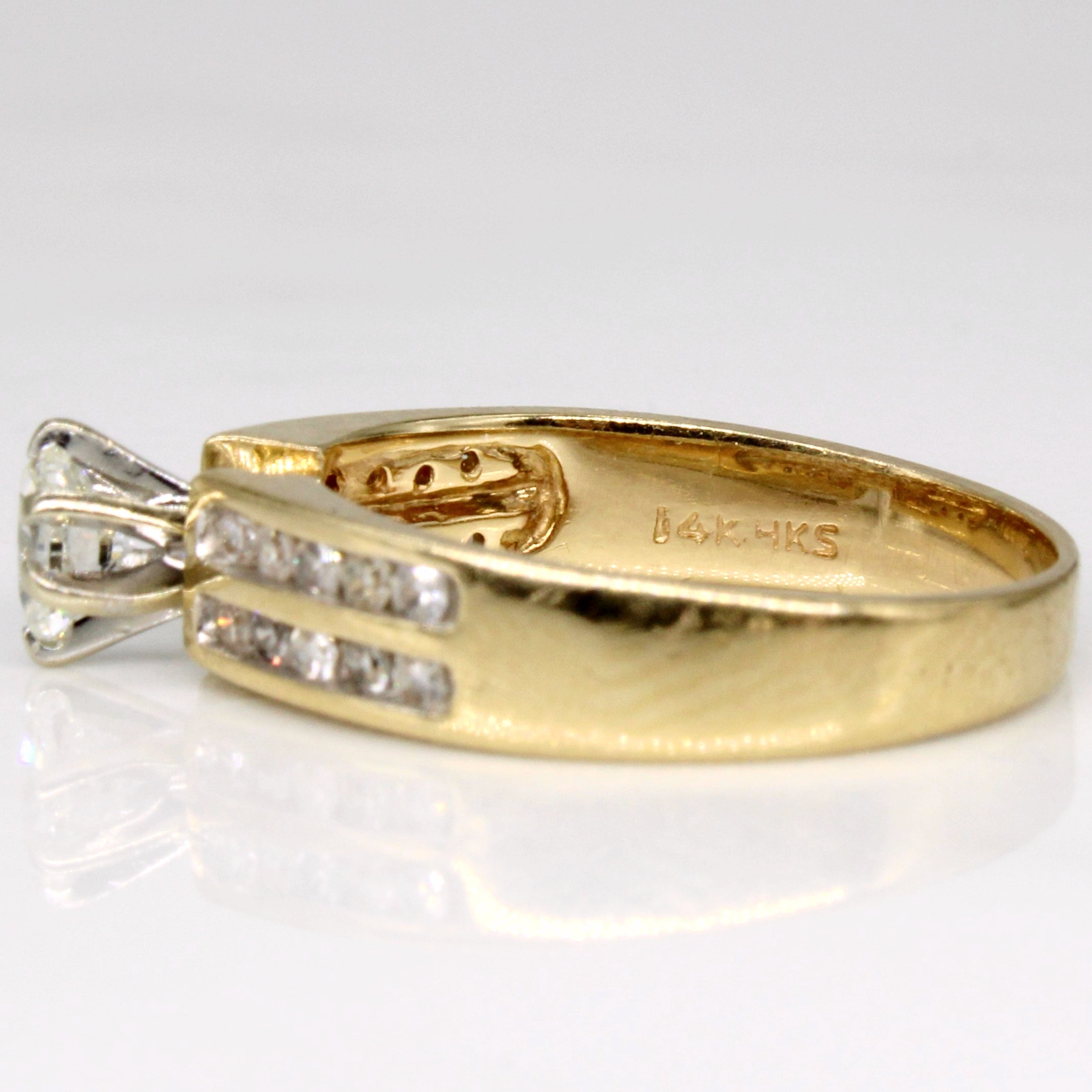 High Set Diamond Engagement Ring | 0.40ctw | SZ 5.75 |