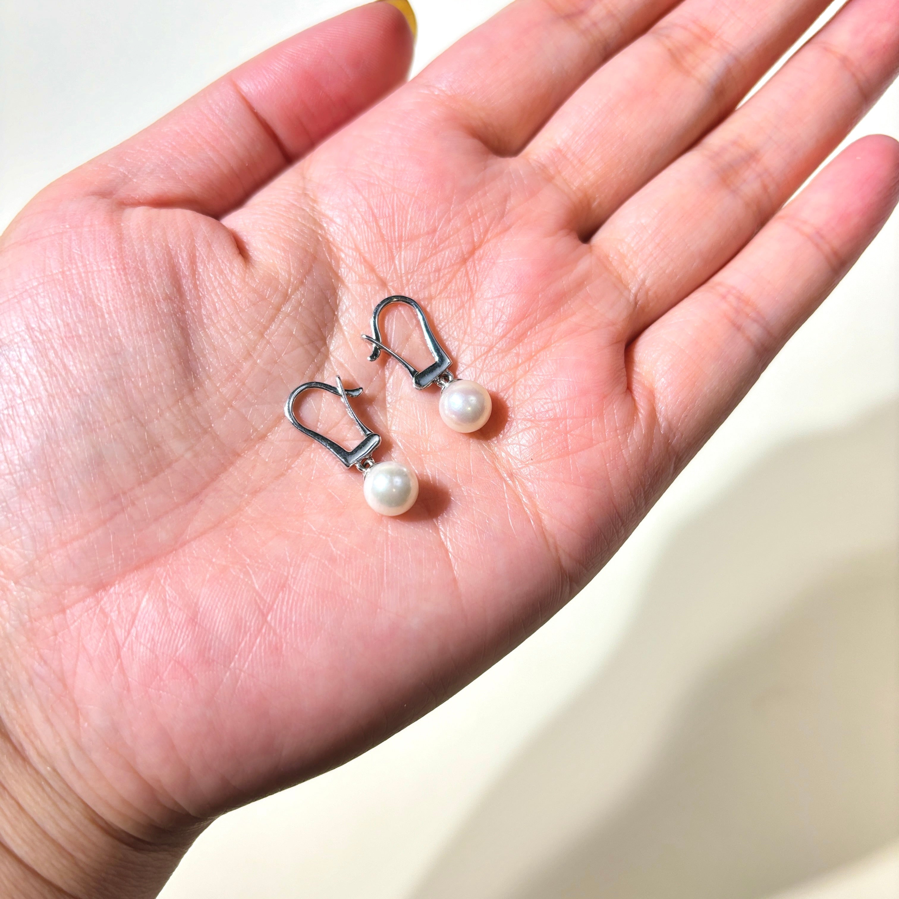 Pearl Drop Earrings | 6.90mm