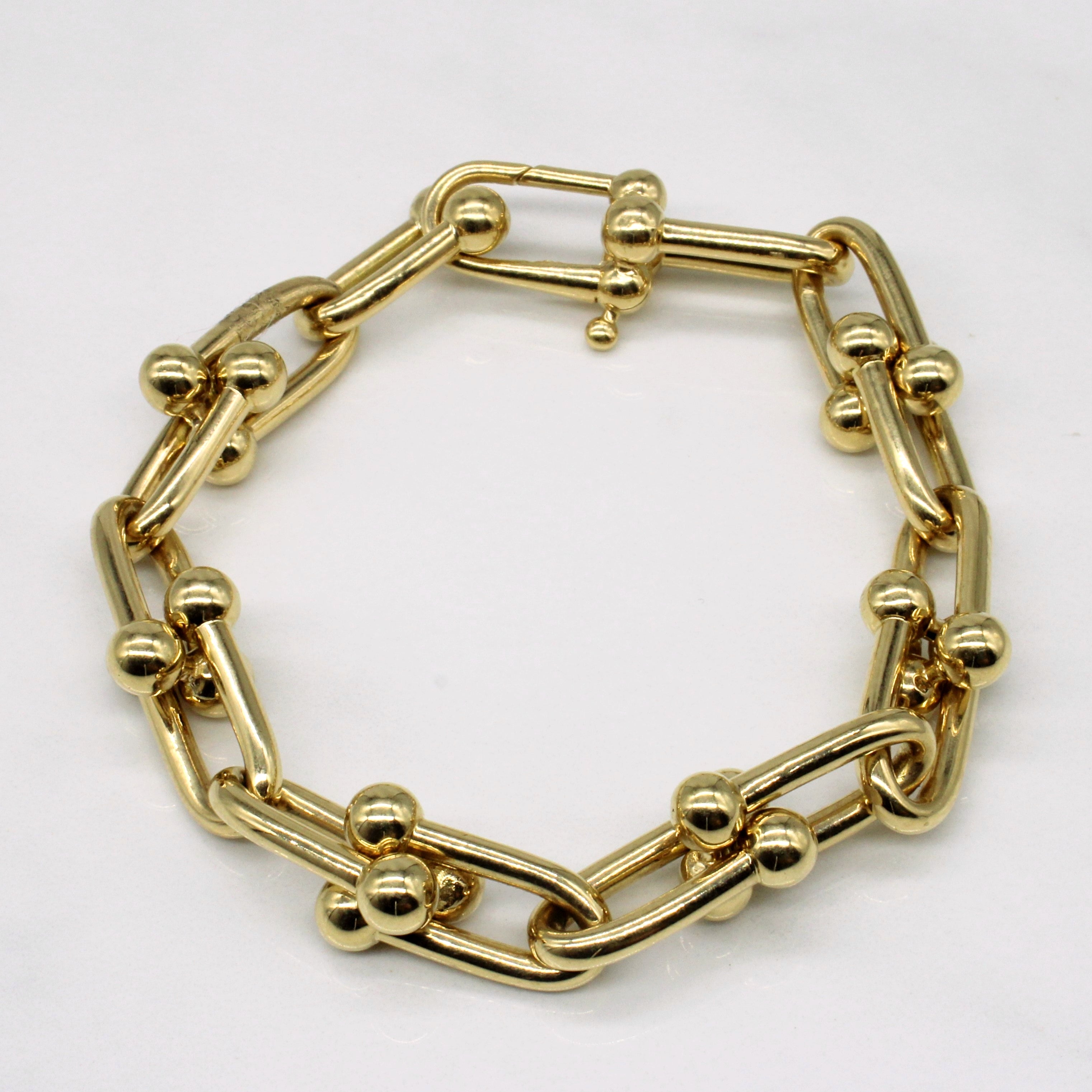 Bracelet en or jaune 18 carats | 8 pouces |