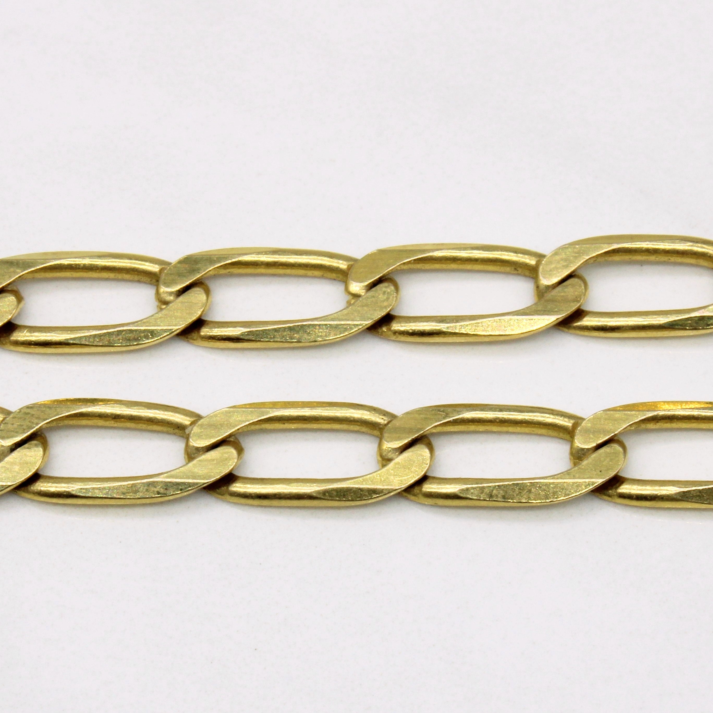 Bracelet en or jaune 14 carats | 9 pouces |