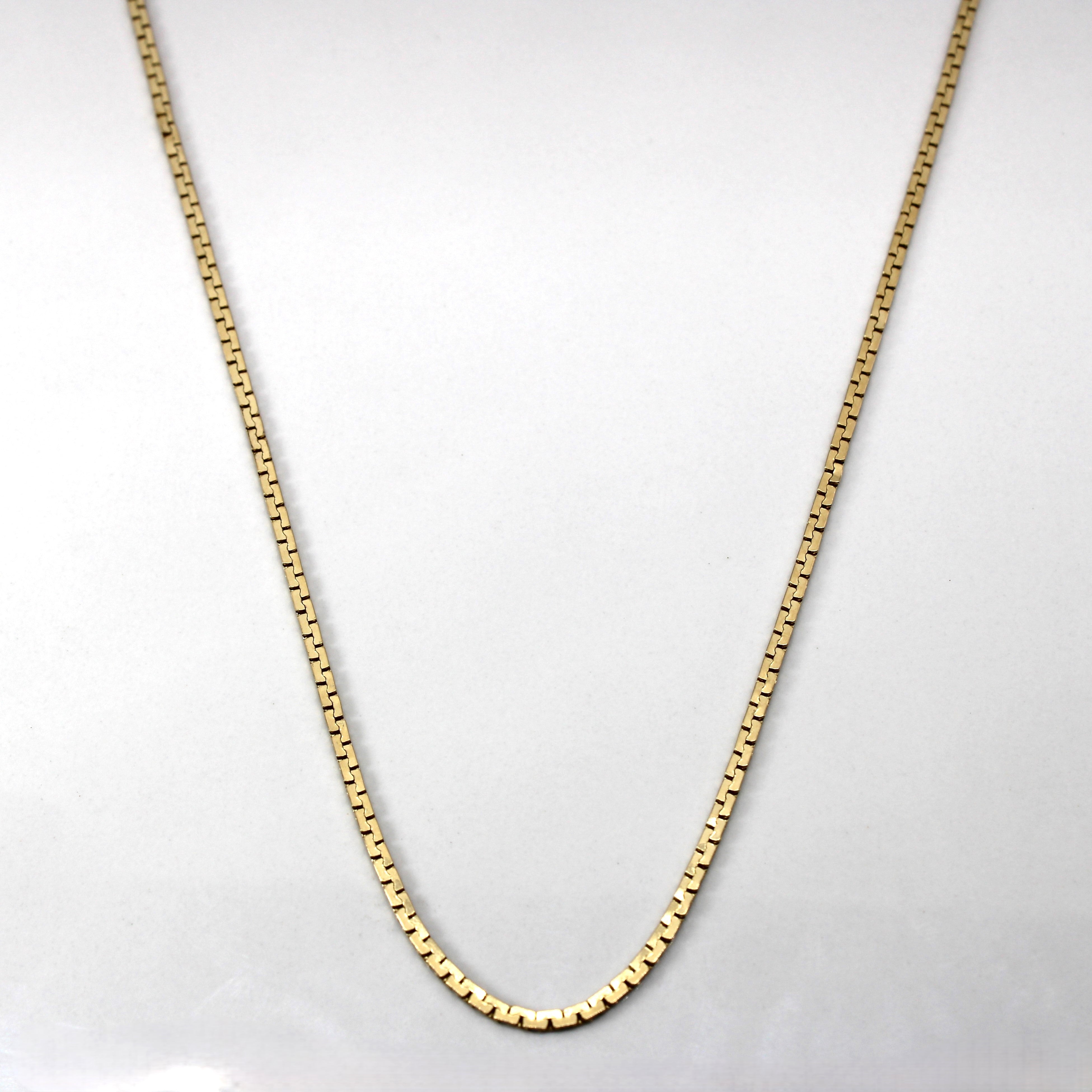 14k Yellow Gold Boston Link | 24"|