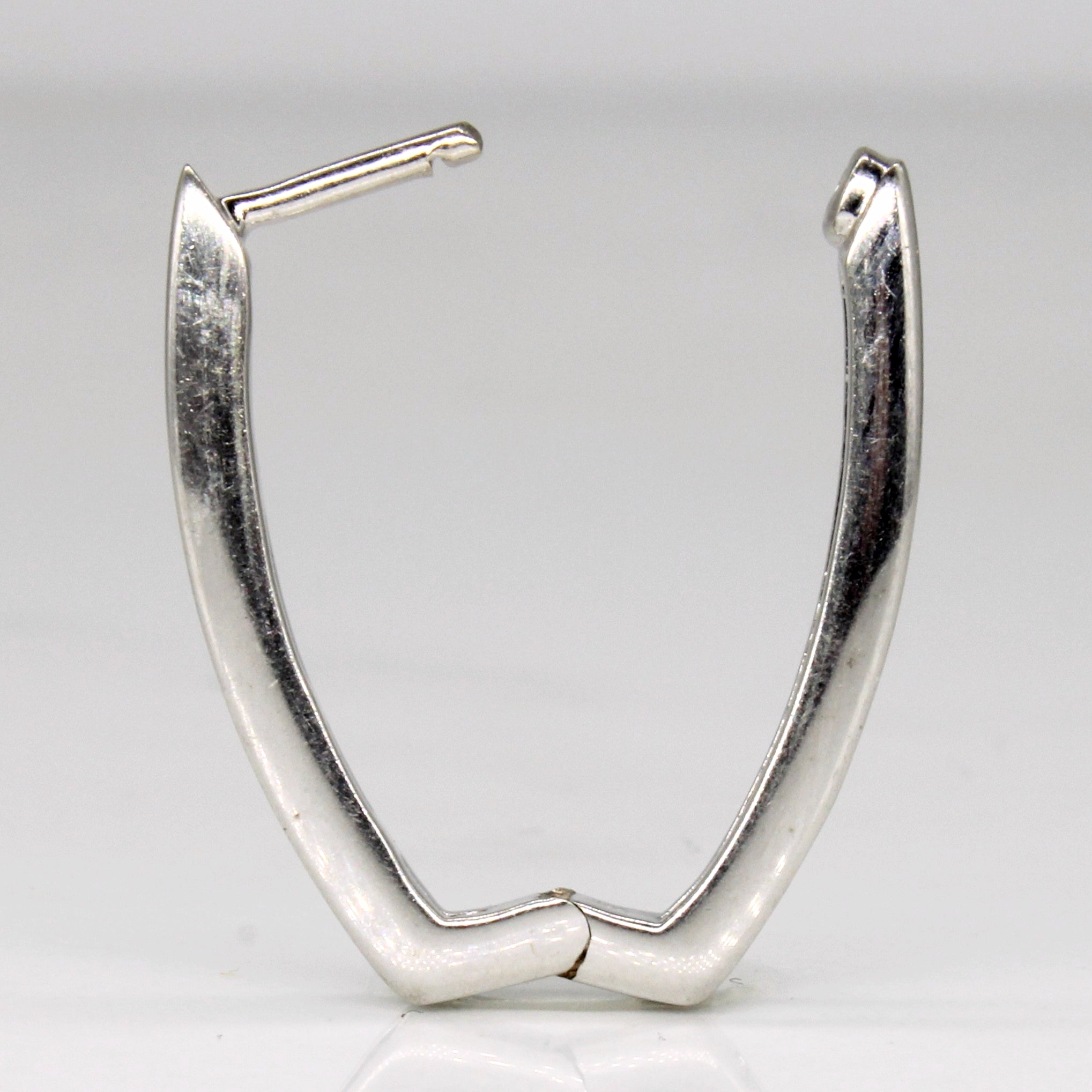 Diamond Soft Square Hoop Earrings | 0.44ctw |