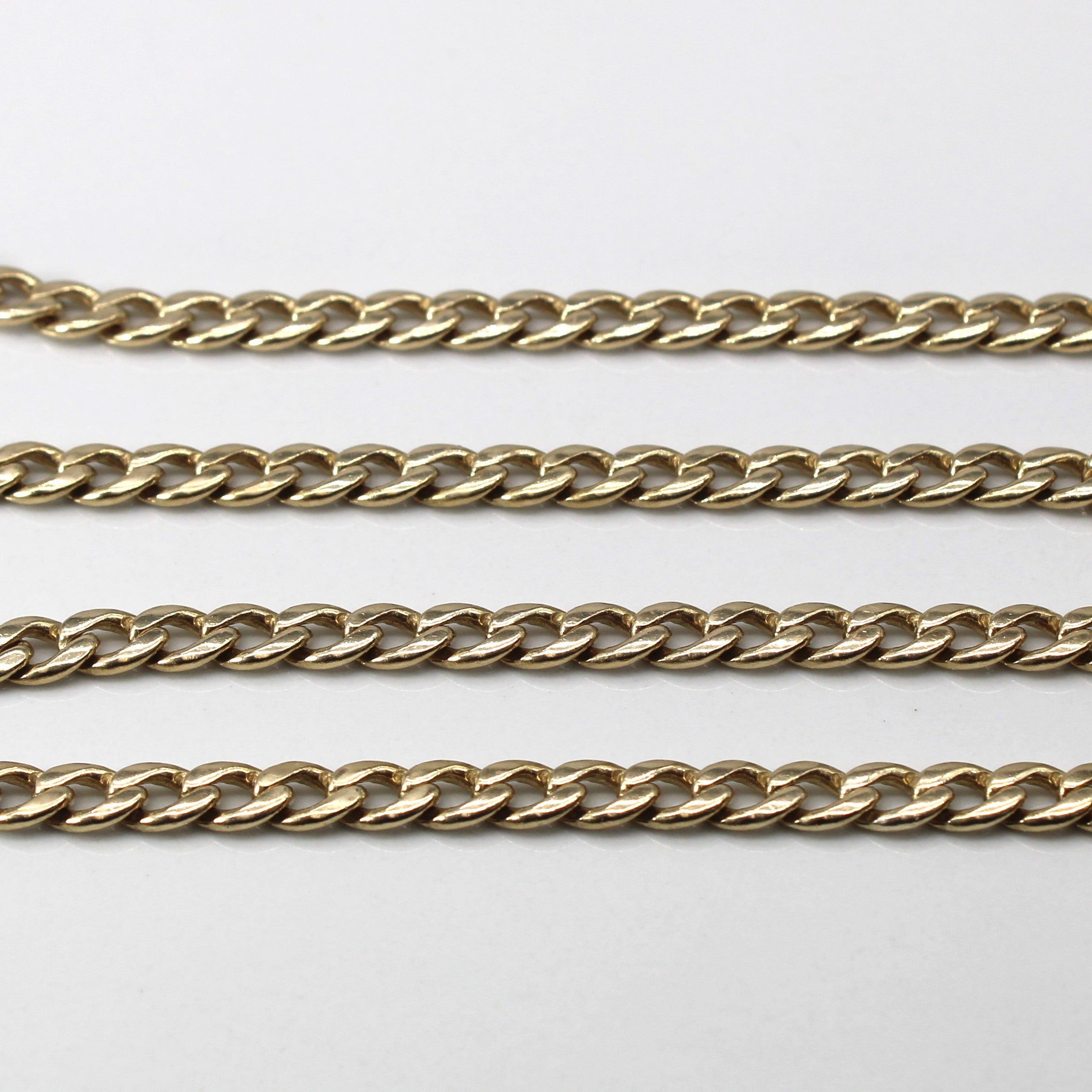 Yellow Gold Curb Link Chain | 22"|