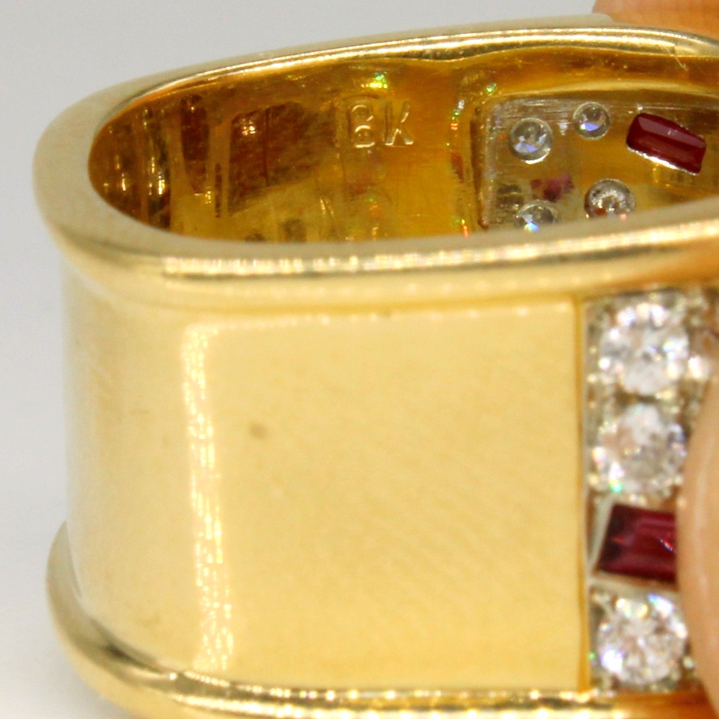 Ruby & Diamond Abstract Ring | 1.95ctw, 0.85ctw | SZ 6.25 |