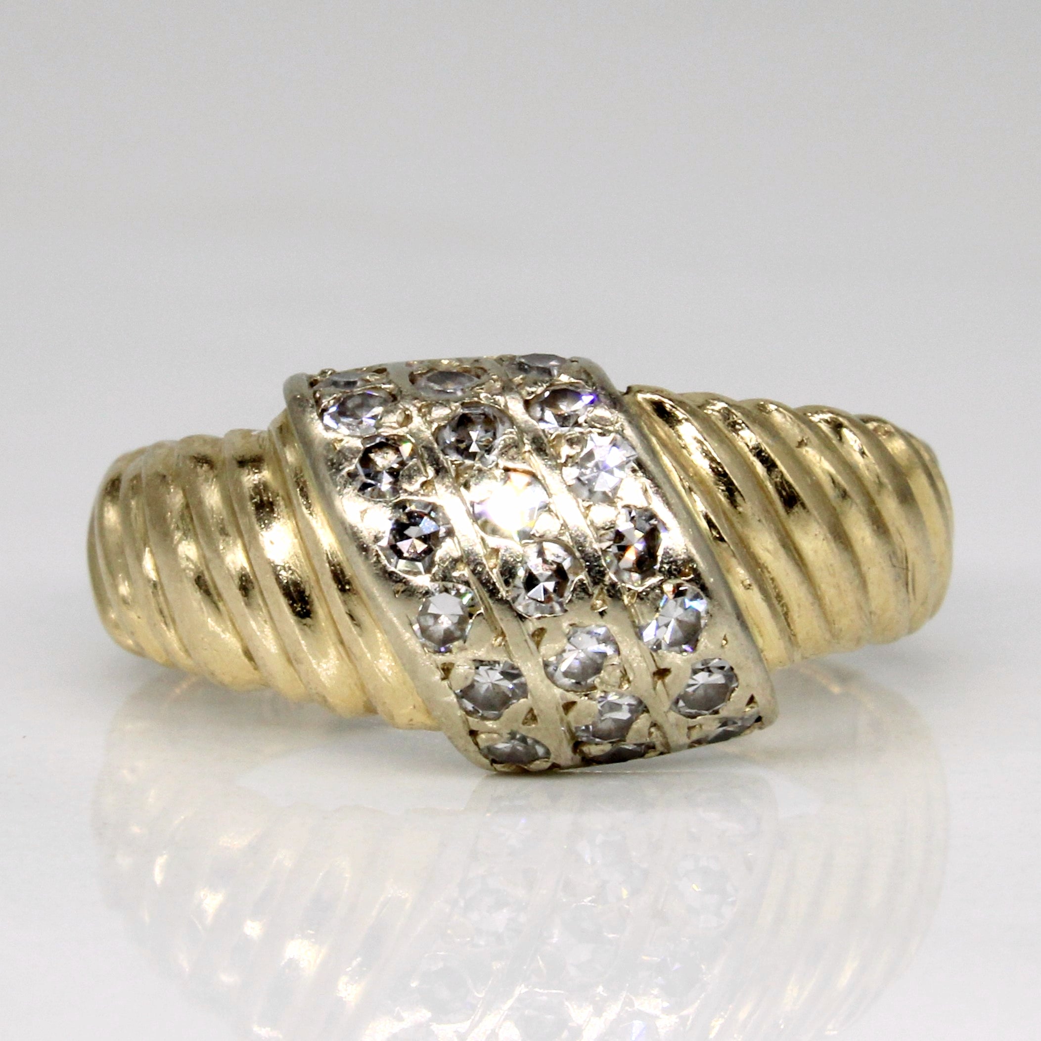 Diamond Waterfall Ring | 0.42ctw | SZ 6.5 |