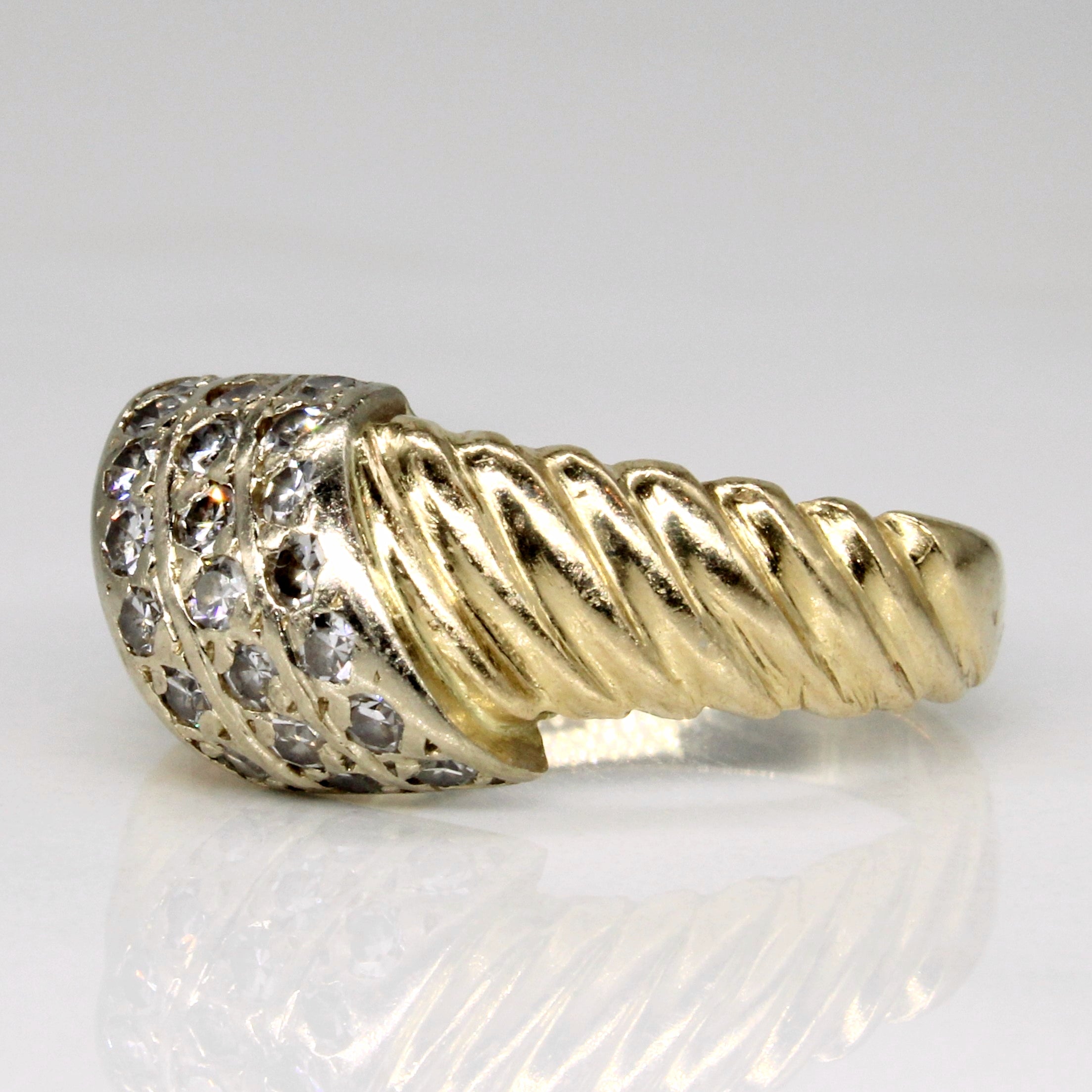Diamond Waterfall Ring | 0.42ctw | SZ 6.5 |