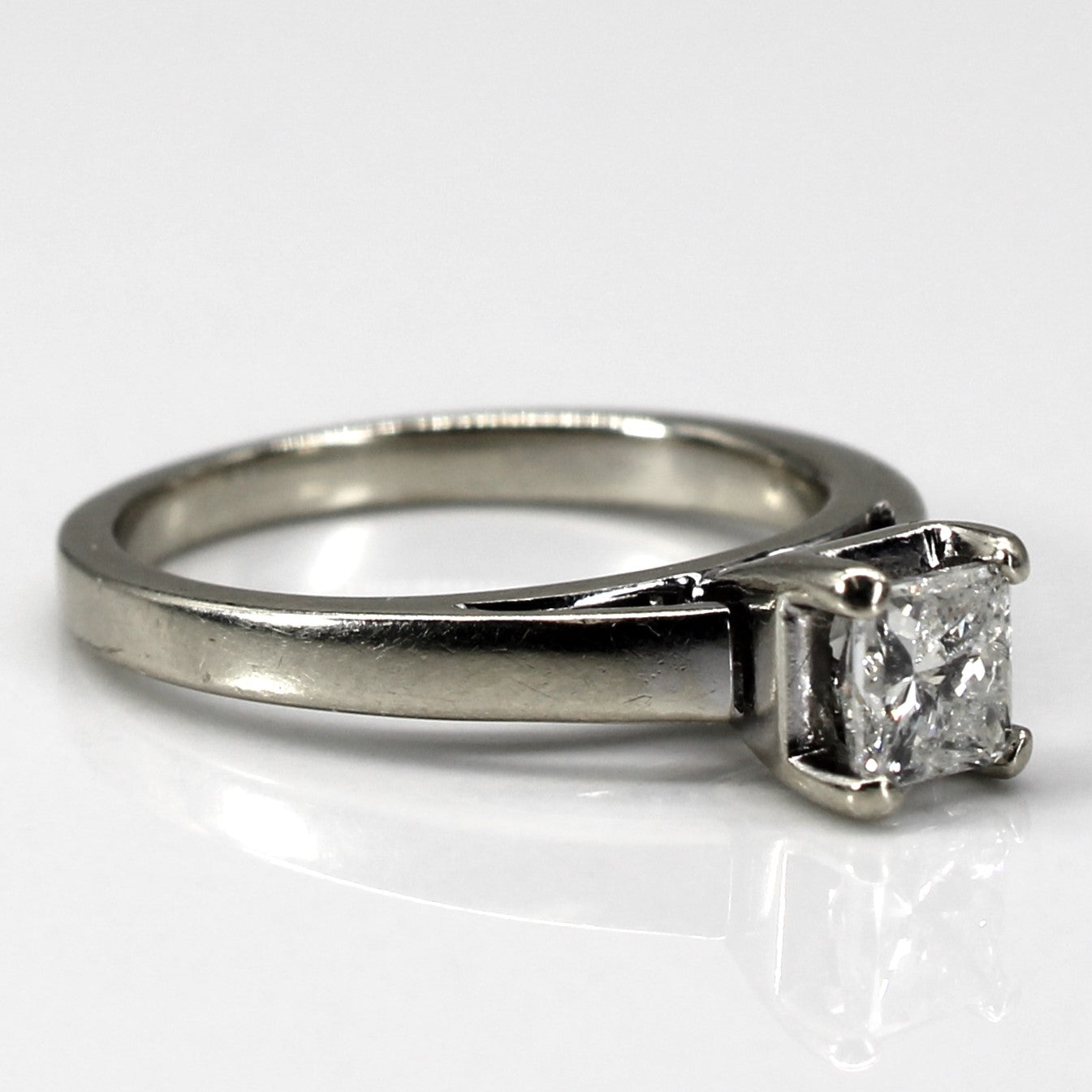 Solitaire Princess Diamond Ring | 0.45ct | SZ 5 |