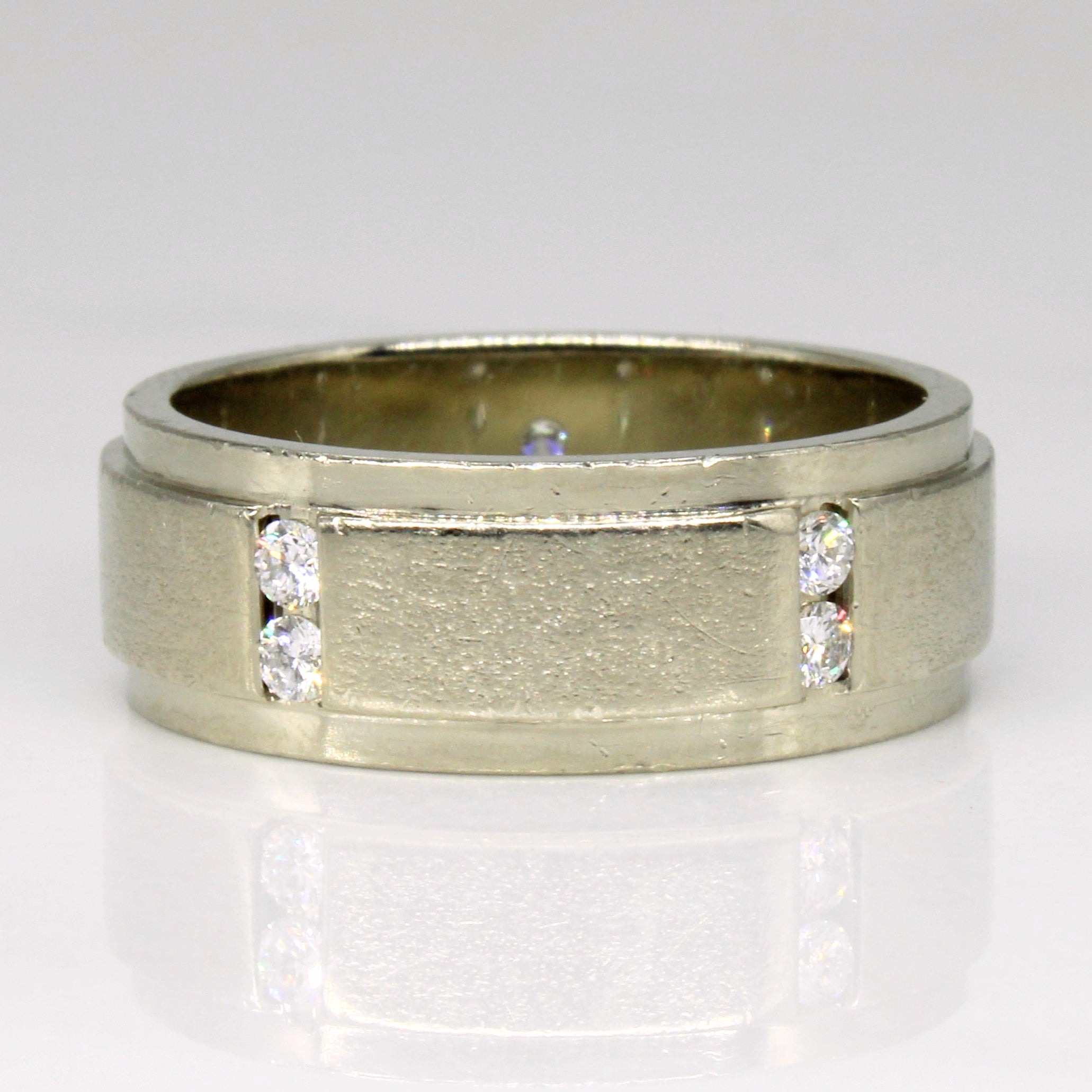 Channel Set Diamond Ring | 0.35ctw | SZ 8 |