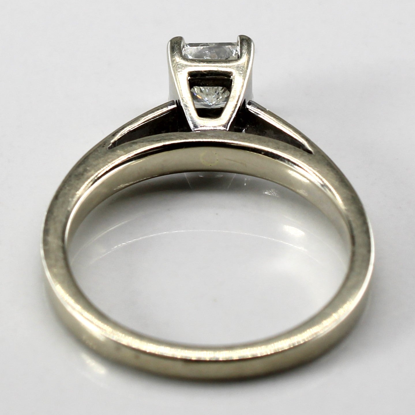 Solitaire Princess Diamond Ring | 0.45ct | SZ 5 |