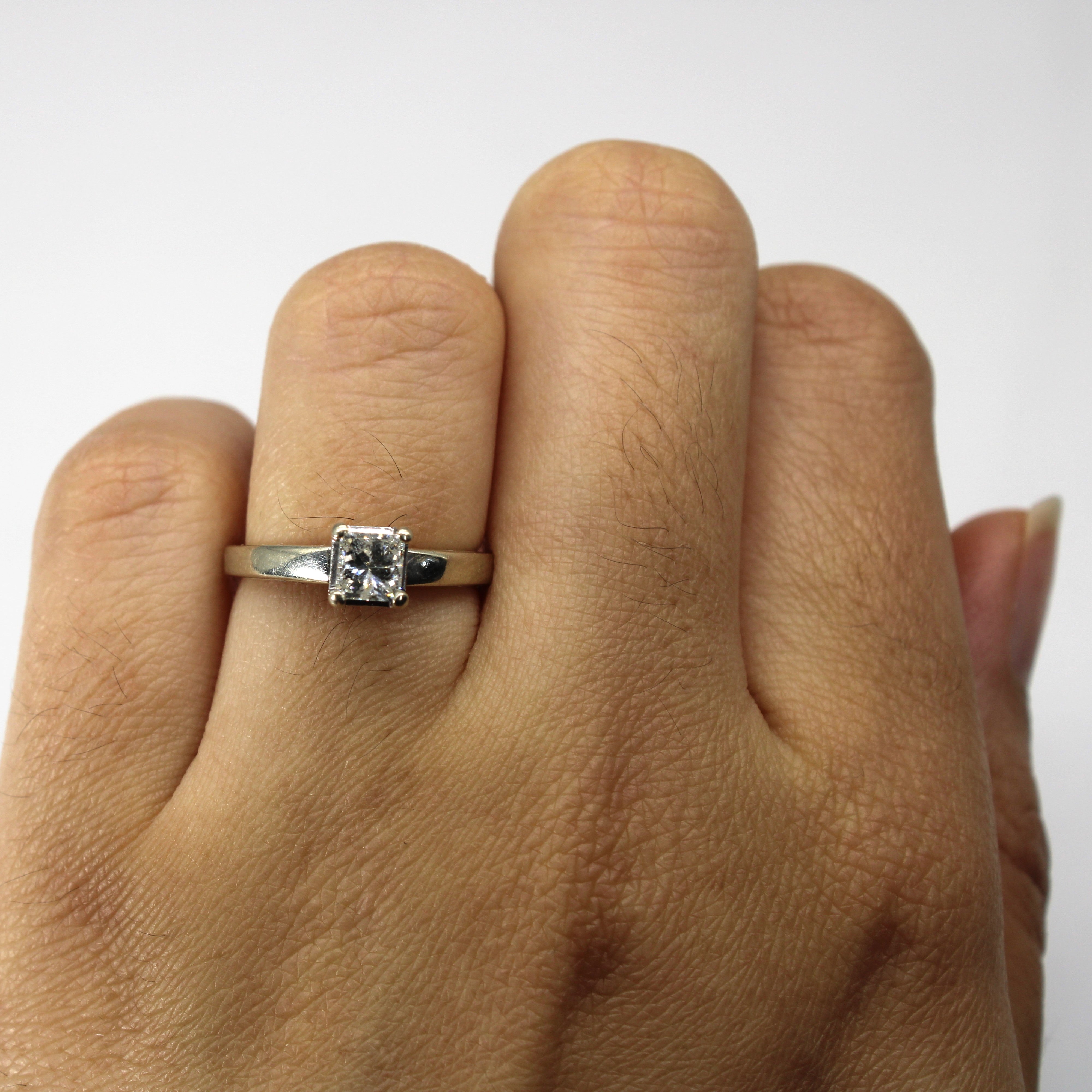Solitaire Princess Diamond Ring | 0.45ct | SZ 5 |