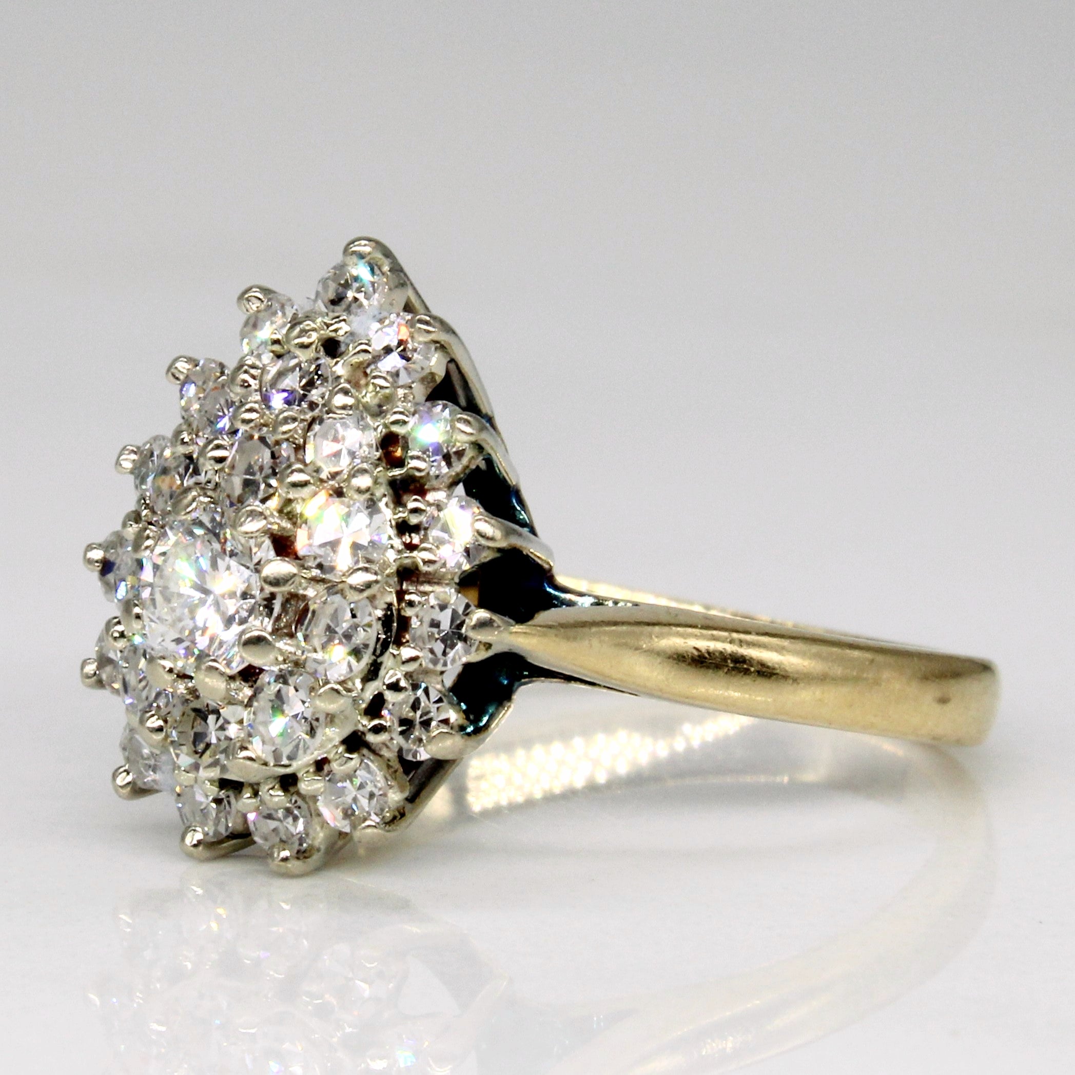 Diamond Cluster Ring | 0.66ctw | SZ 4.5 |