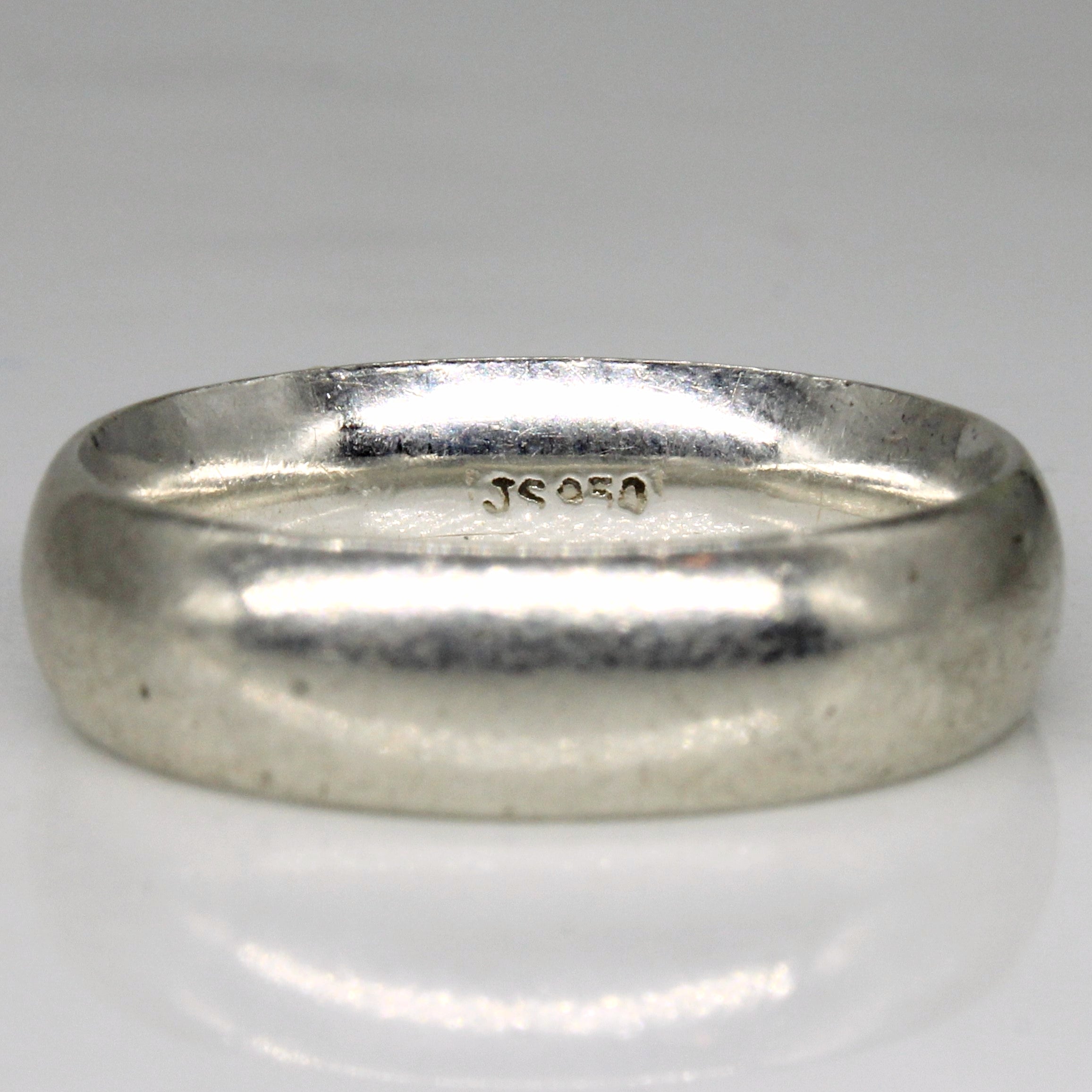 Bague large en argent massif | 5,80 mm | Taille 9