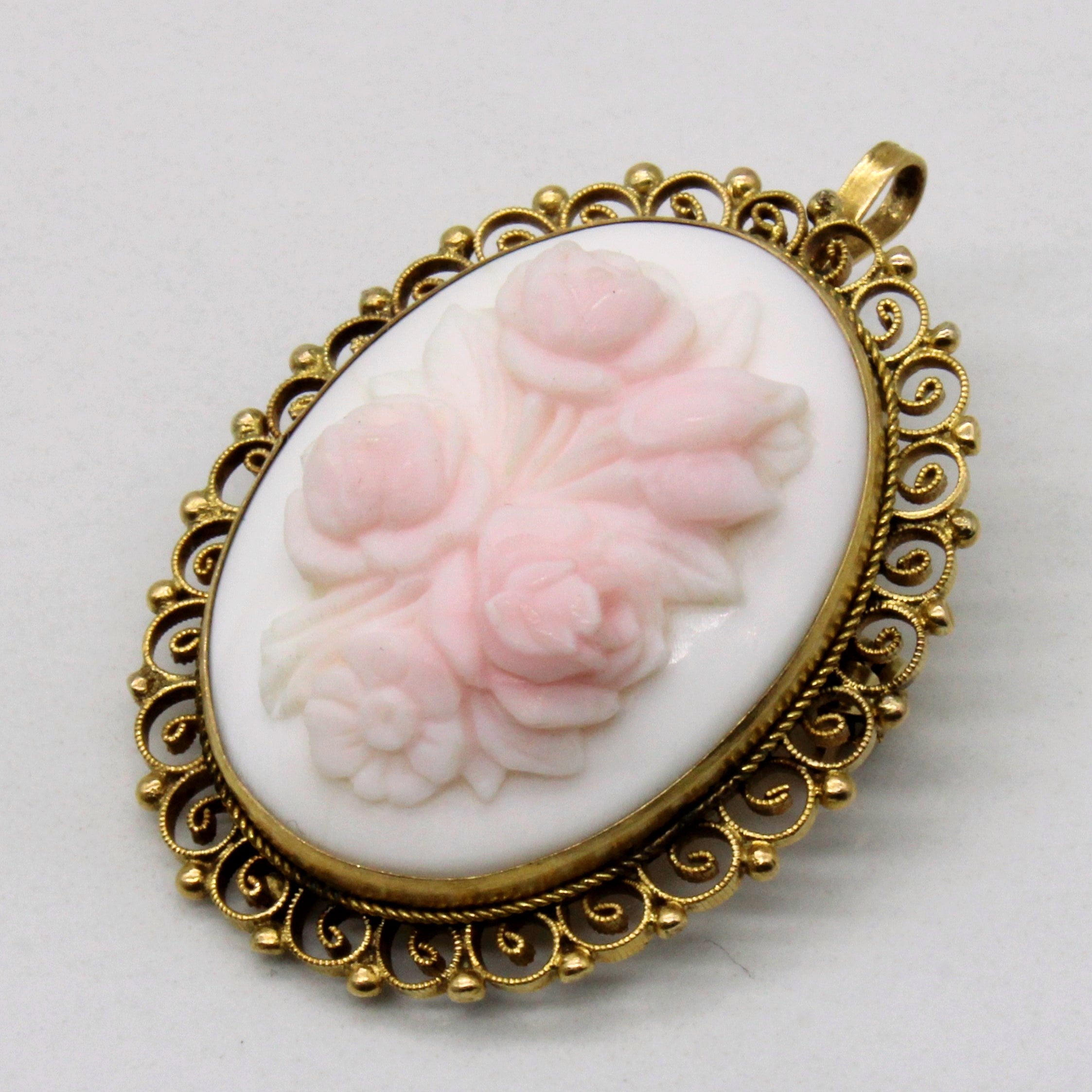 Sea Shell Cameo Brooch | 23.00ct |
