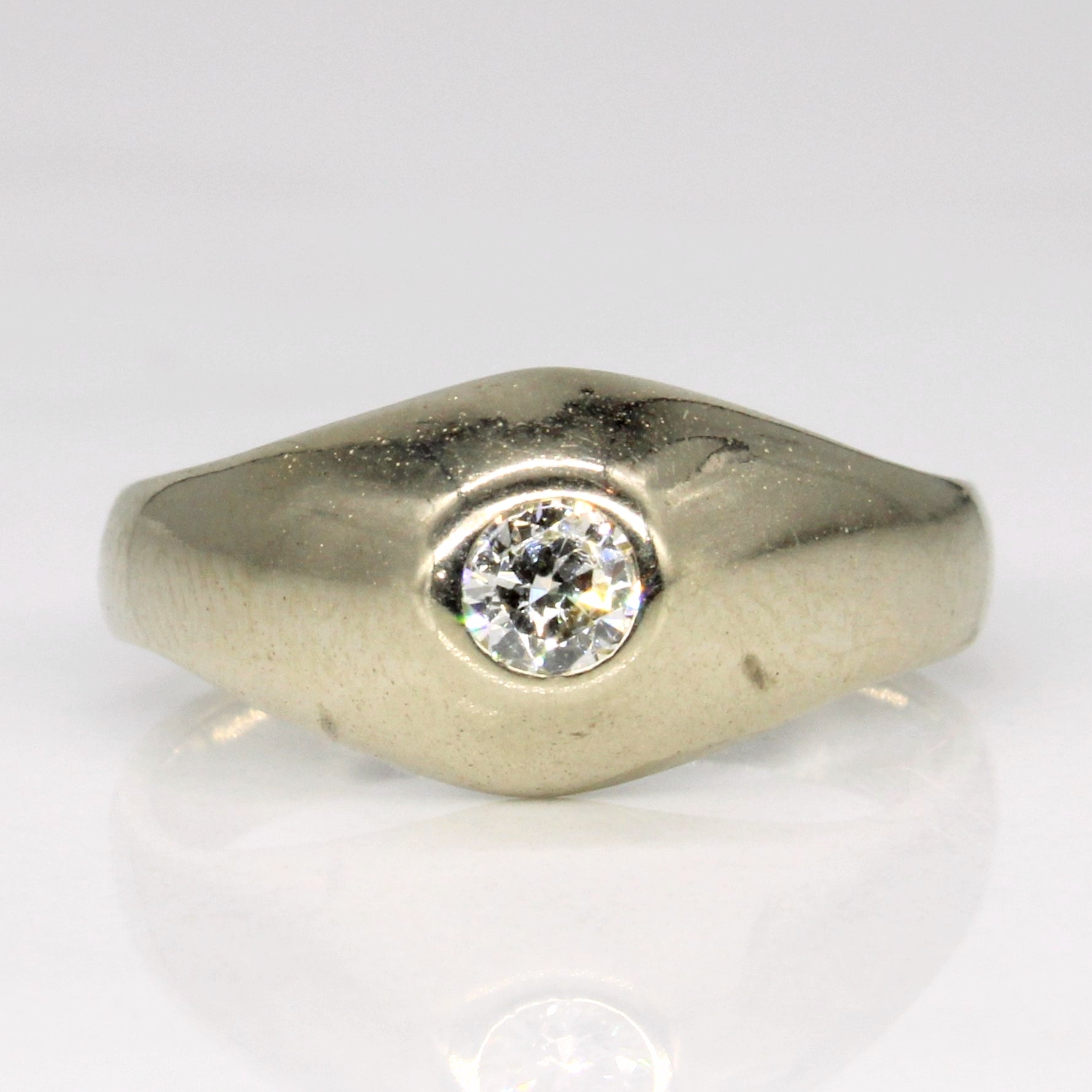 Bague sertie de diamants | 0,15 ct | Taille 3,5 |