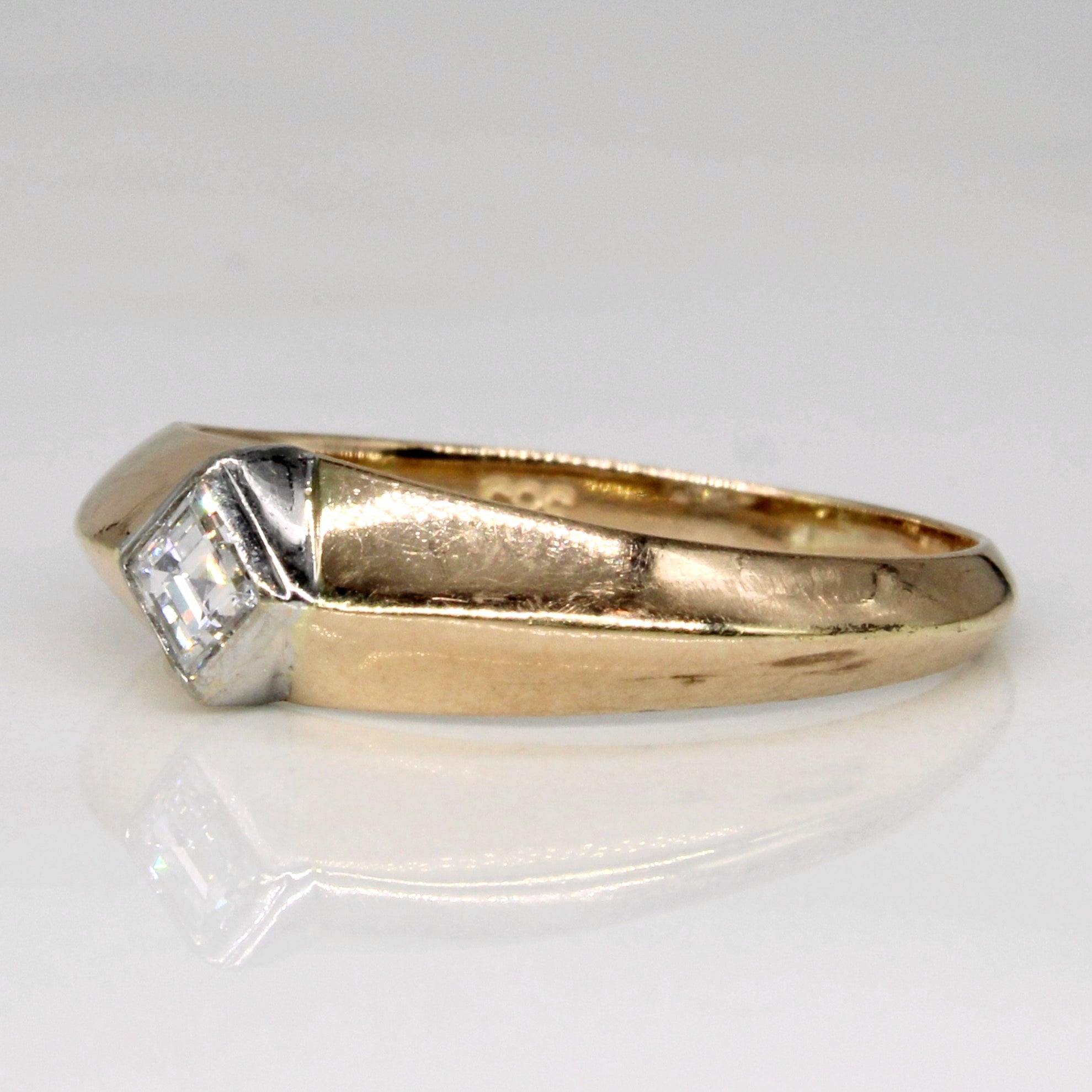 Square Cut Diamond Ring | 0.16ct | SZ 5.75 |