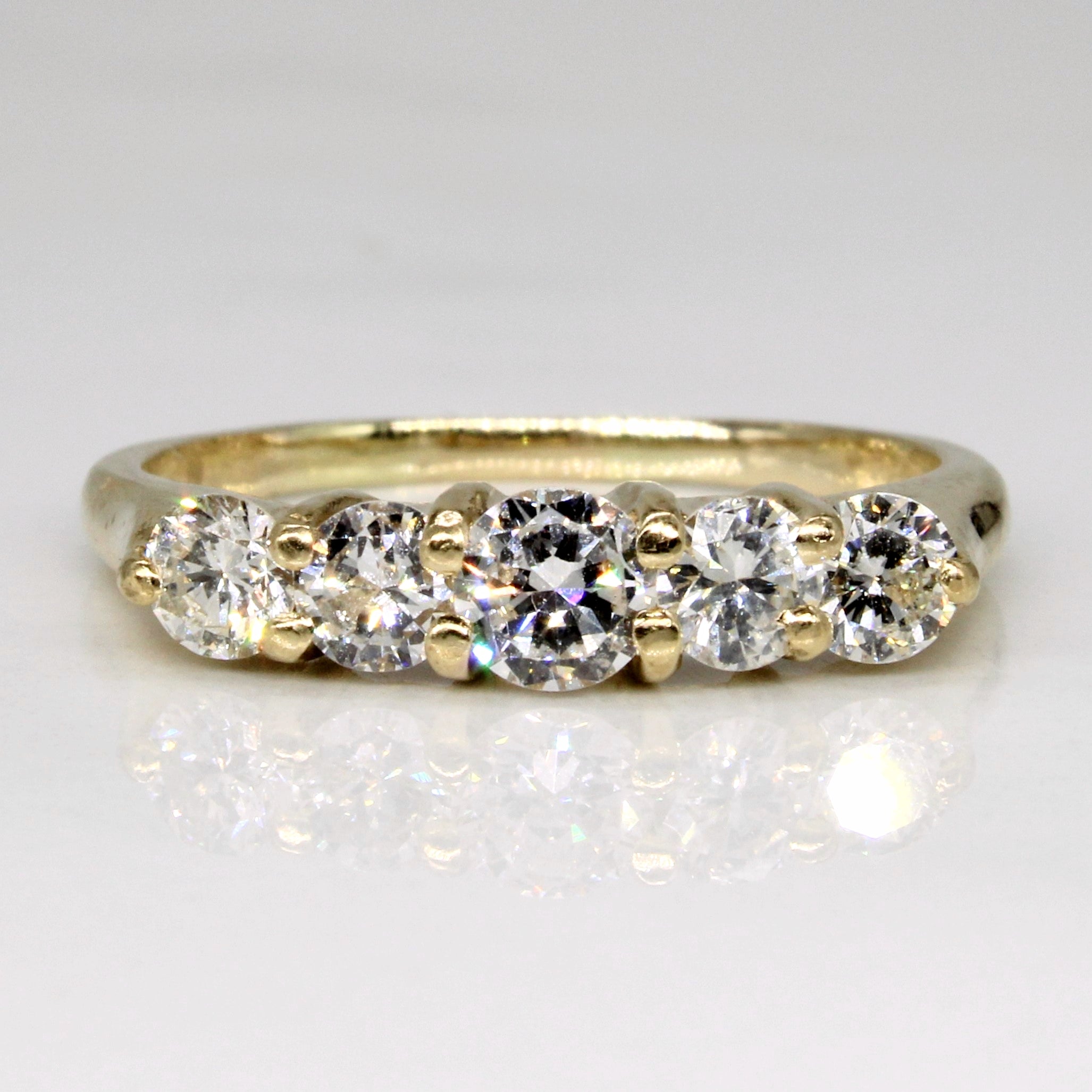 Five Stone Diamond Ring | 0.91ctw | SZ 7.25 |