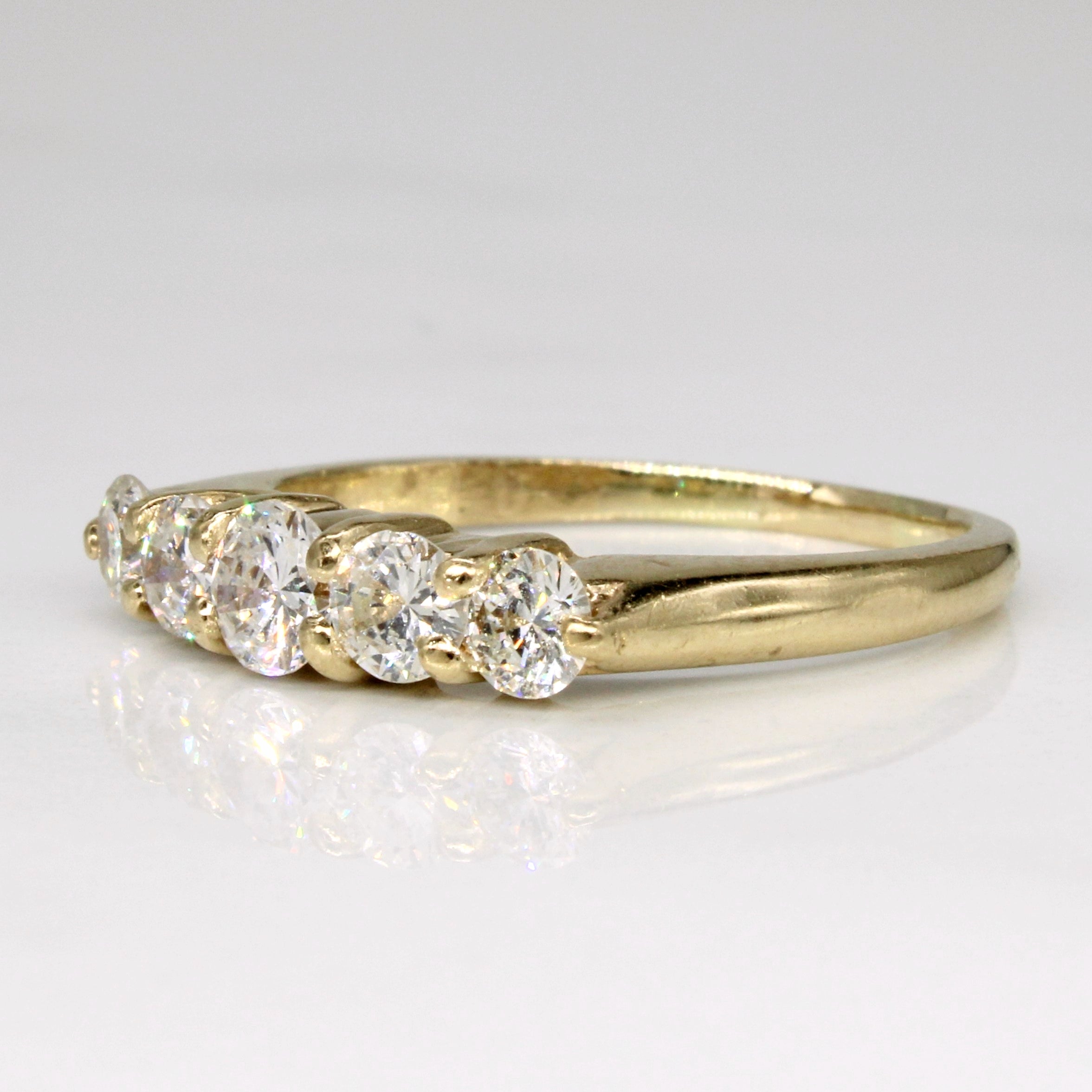 Five Stone Diamond Ring | 0.91ctw | SZ 7.25 |