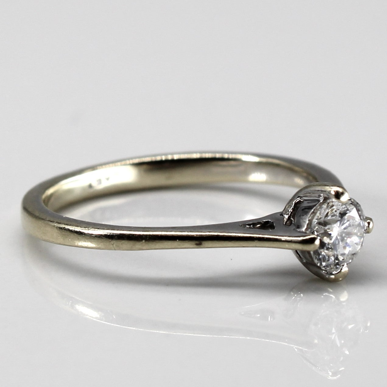Solitaire Diamond Ring | 0.25ct | SZ 4.5 |