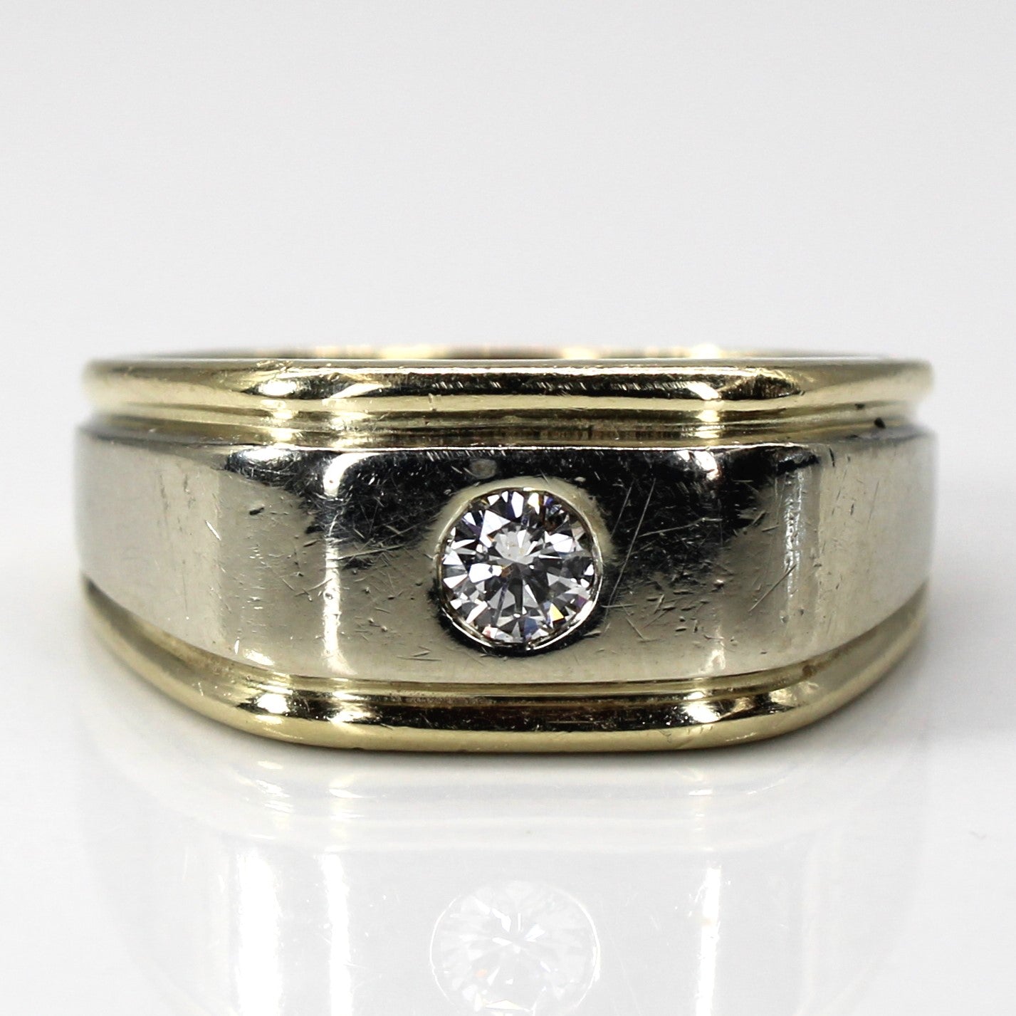 Flush Set Diamond Ring | 0.25ct | SZ 11 |