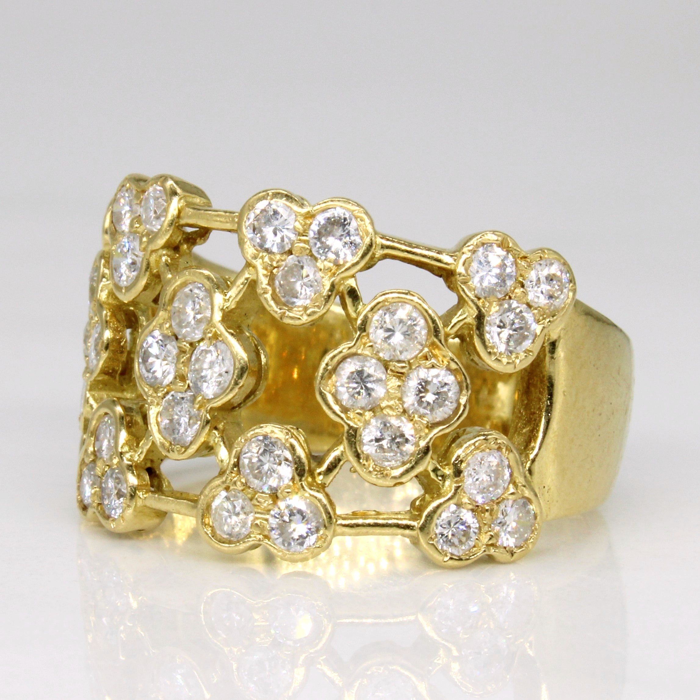 Diamond lattice Ring | 1.00ctw | SZ 6.75 |