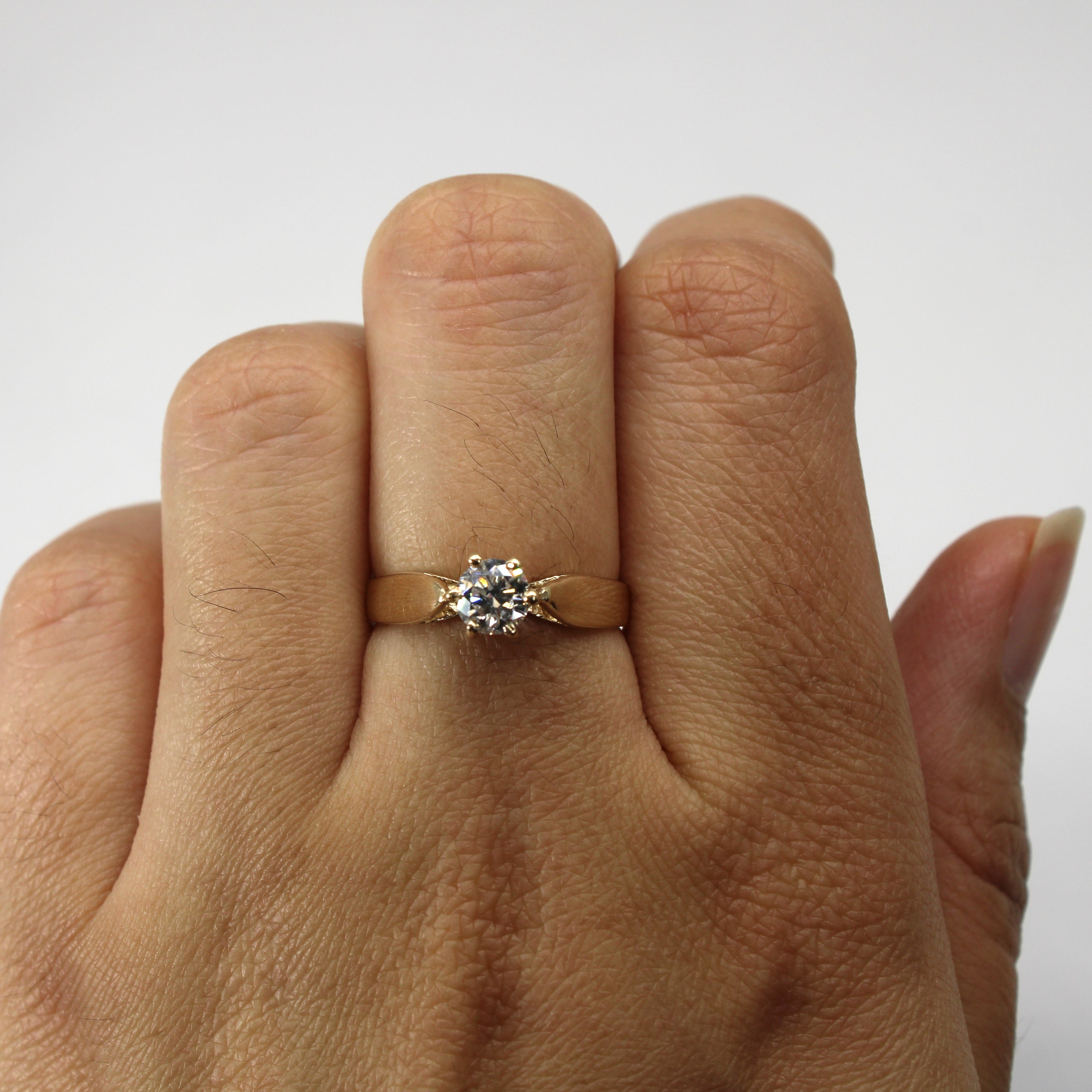 Solitaire Diamond Ring | 0.48ct | SZ 6.5 |