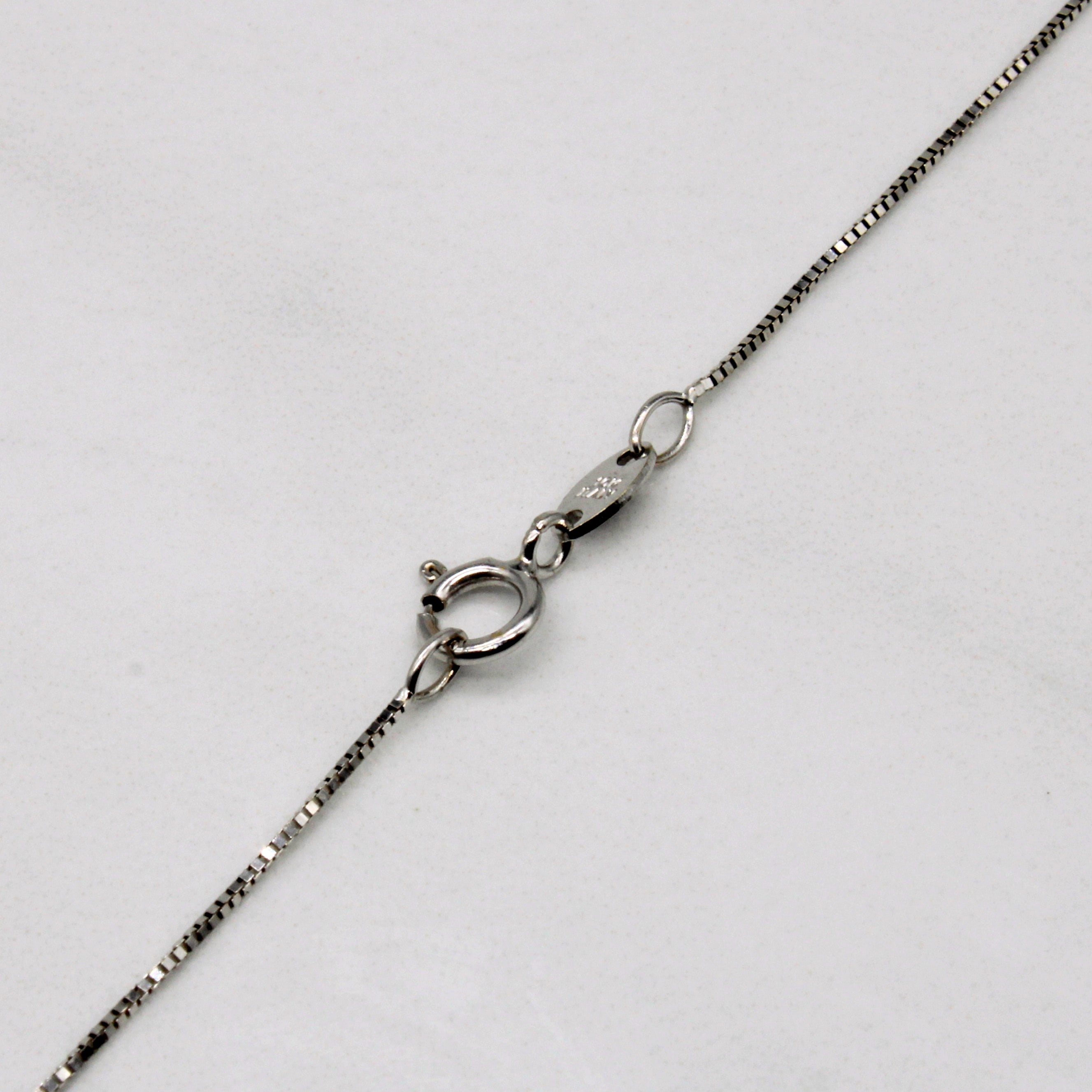 Diamond Heart Pendant & Necklace | 0.02ct | 18" |