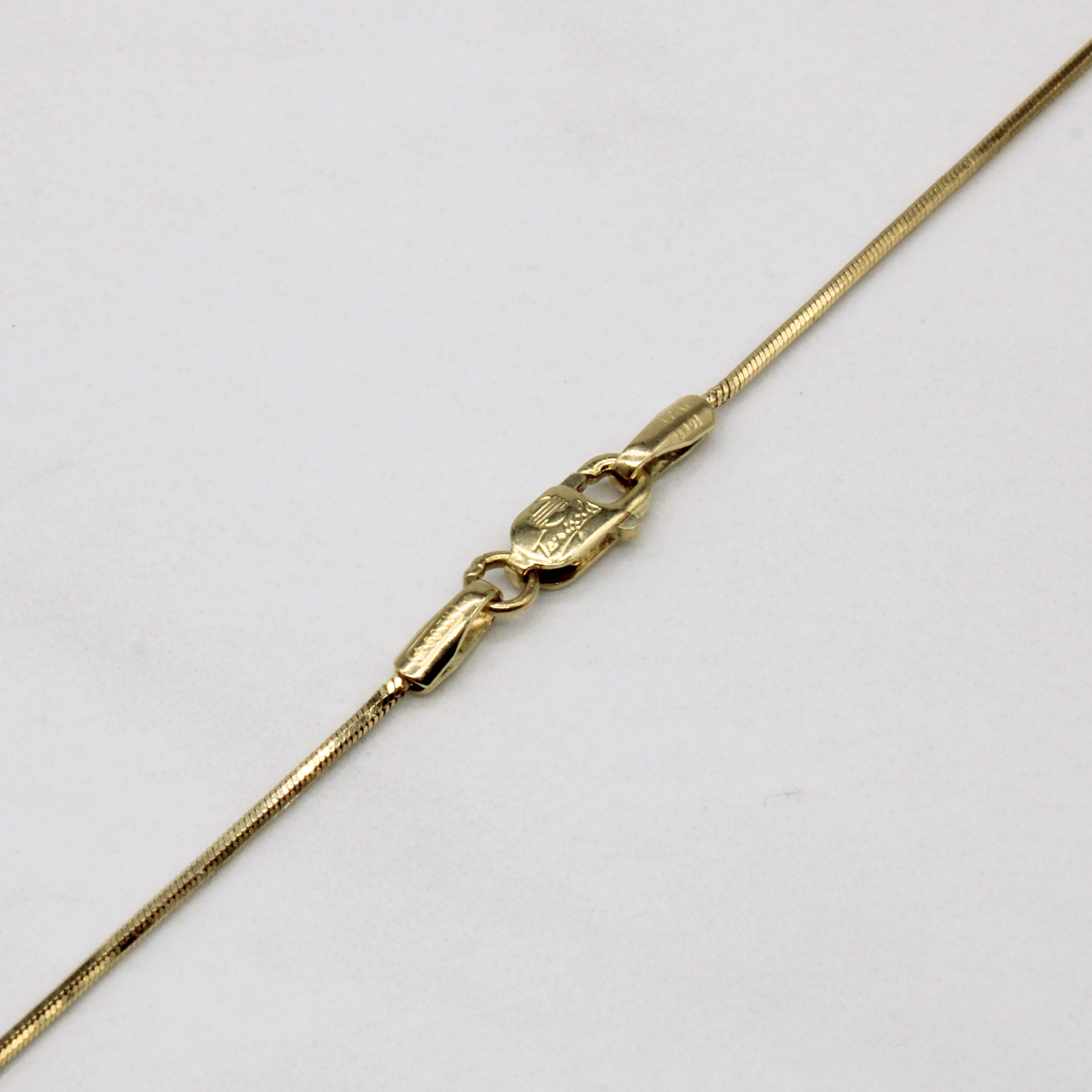 Diamond Pendant Necklace | 0.08ctw | 20" |
