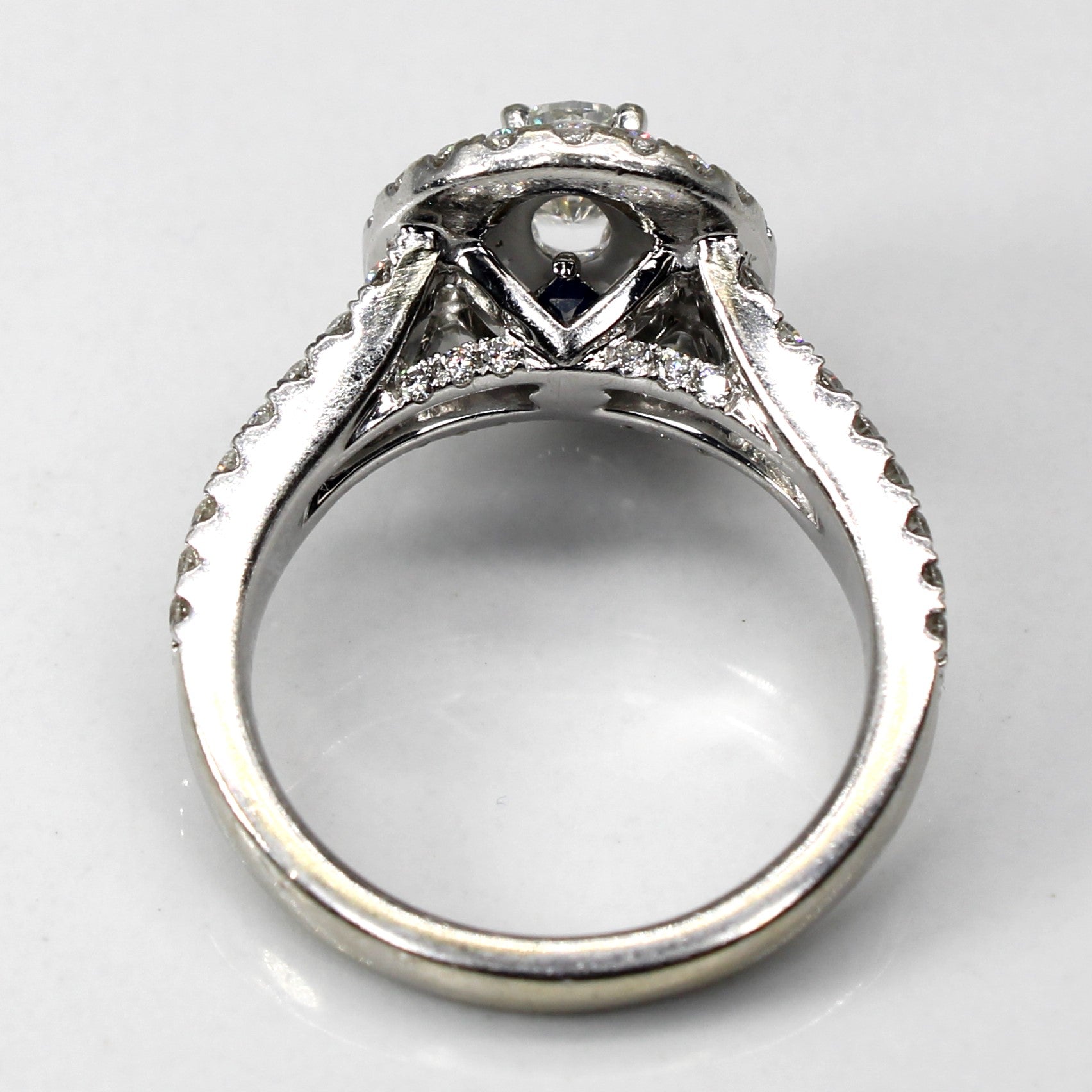 Halo Diamond Engagement Ring | 1.32ctw | SZ 6.5 |