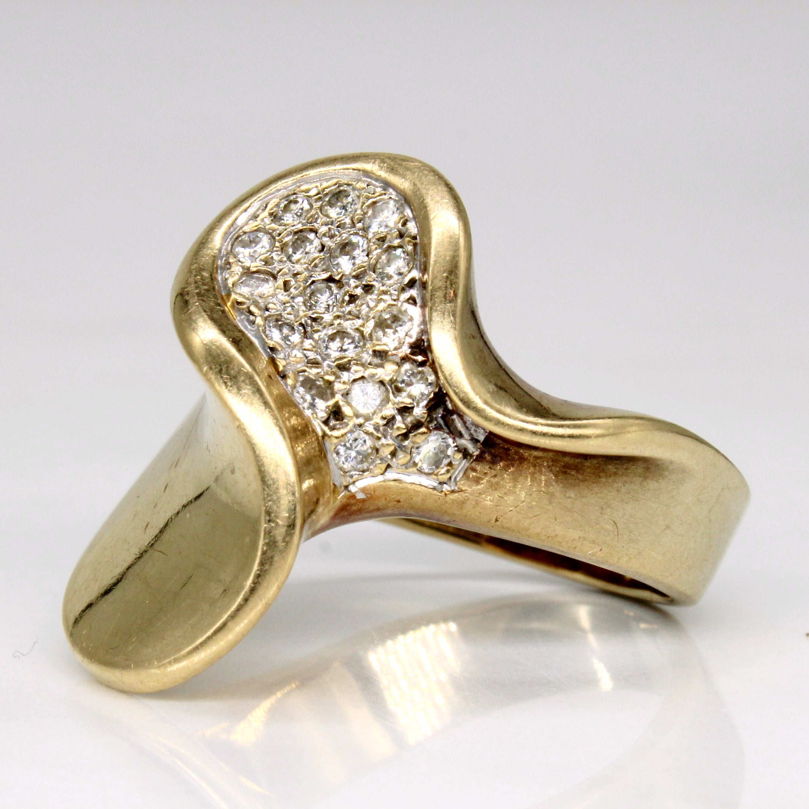Diamond Cocktail Ring | 0.17ctw | SZ 7 |