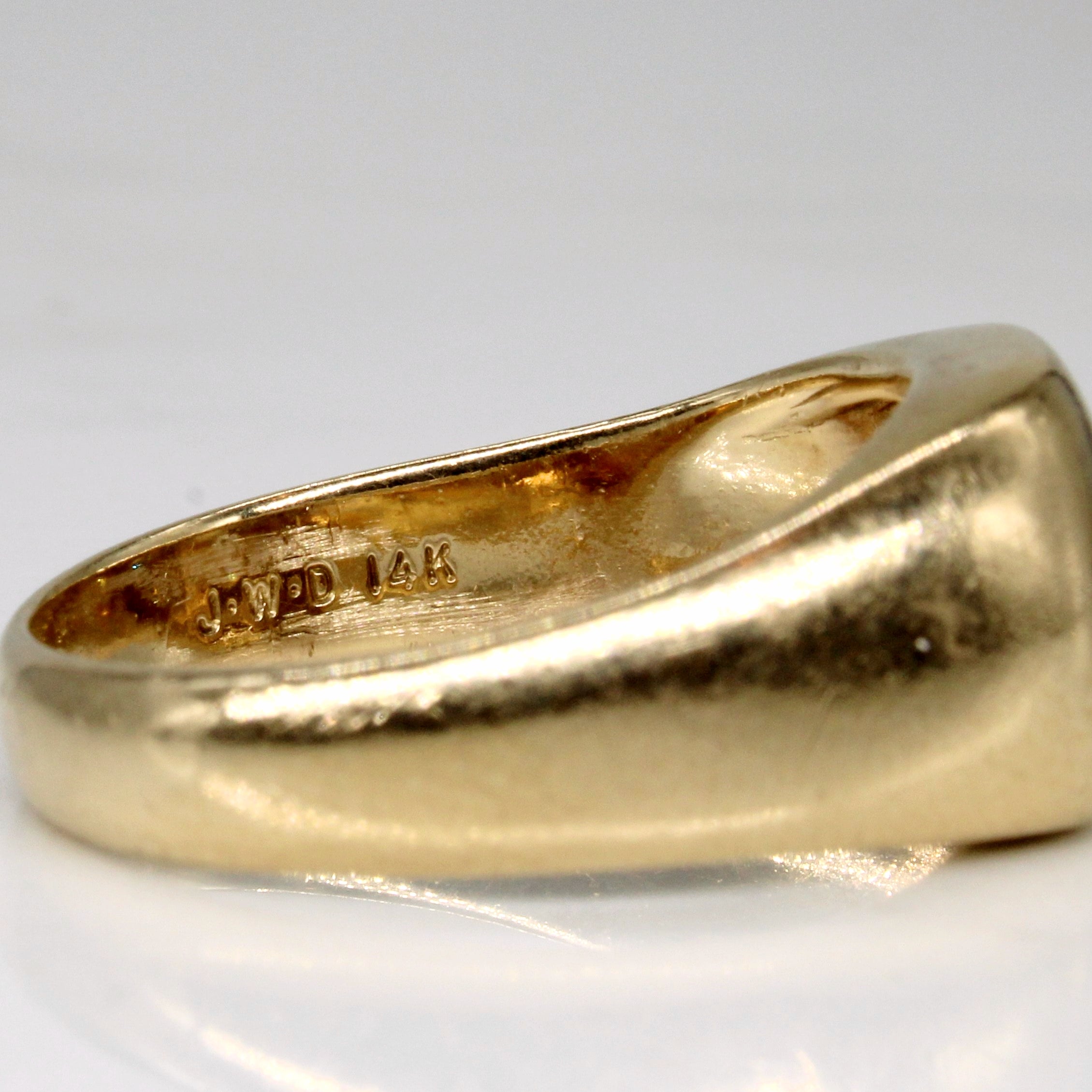 Flush Set Diamond Ring | 0.14ct | SZ 8.75 |